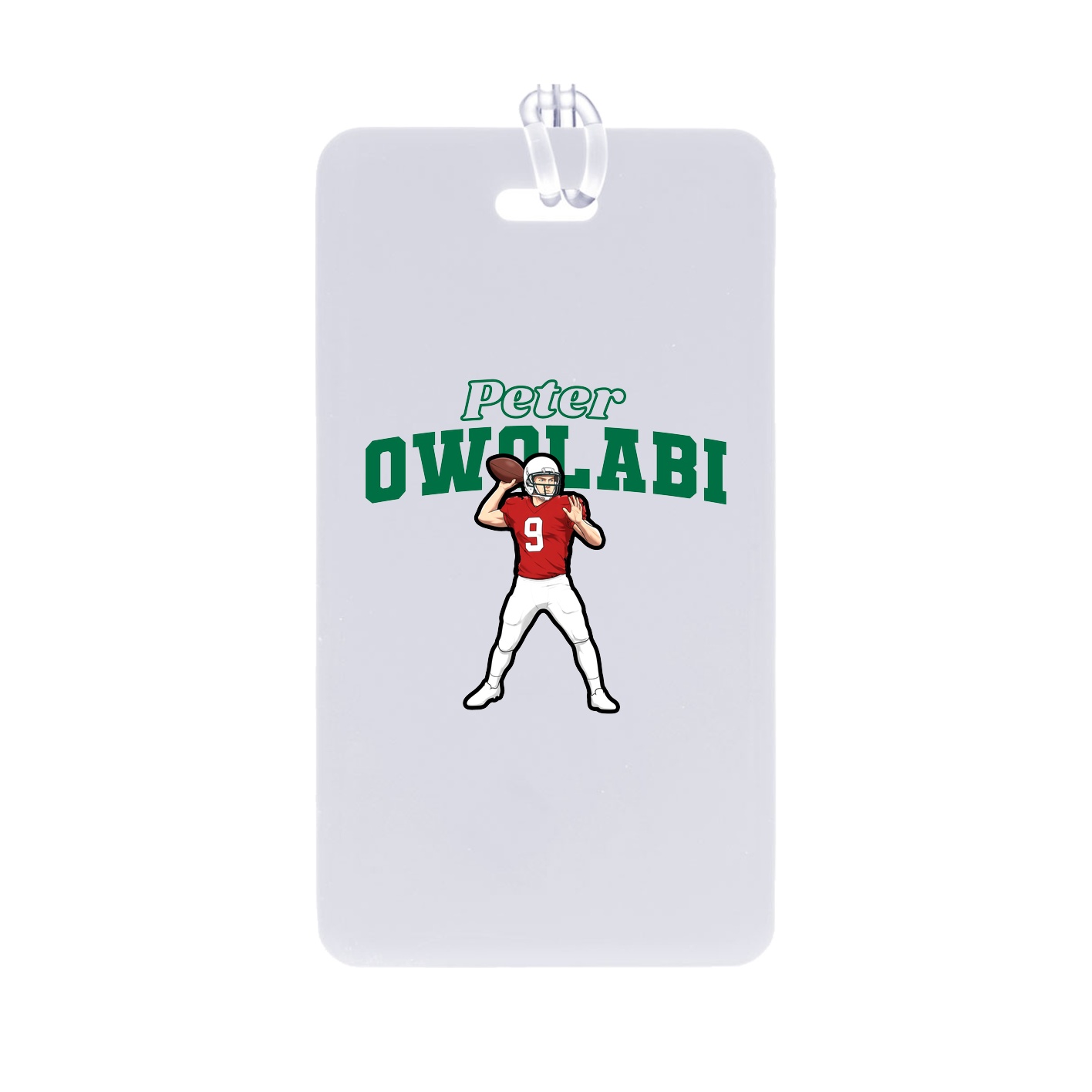 Bag Tag — Name Arch in Classic