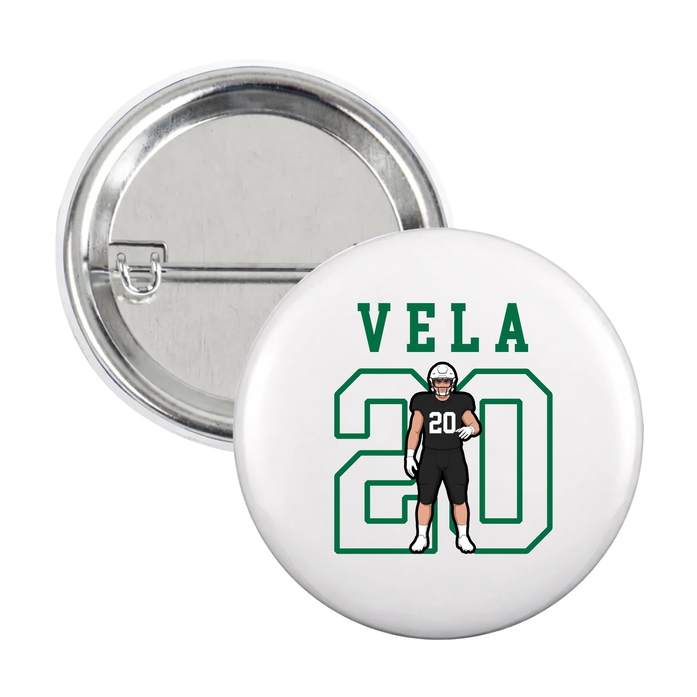 Game Day Button — Shirsey in White