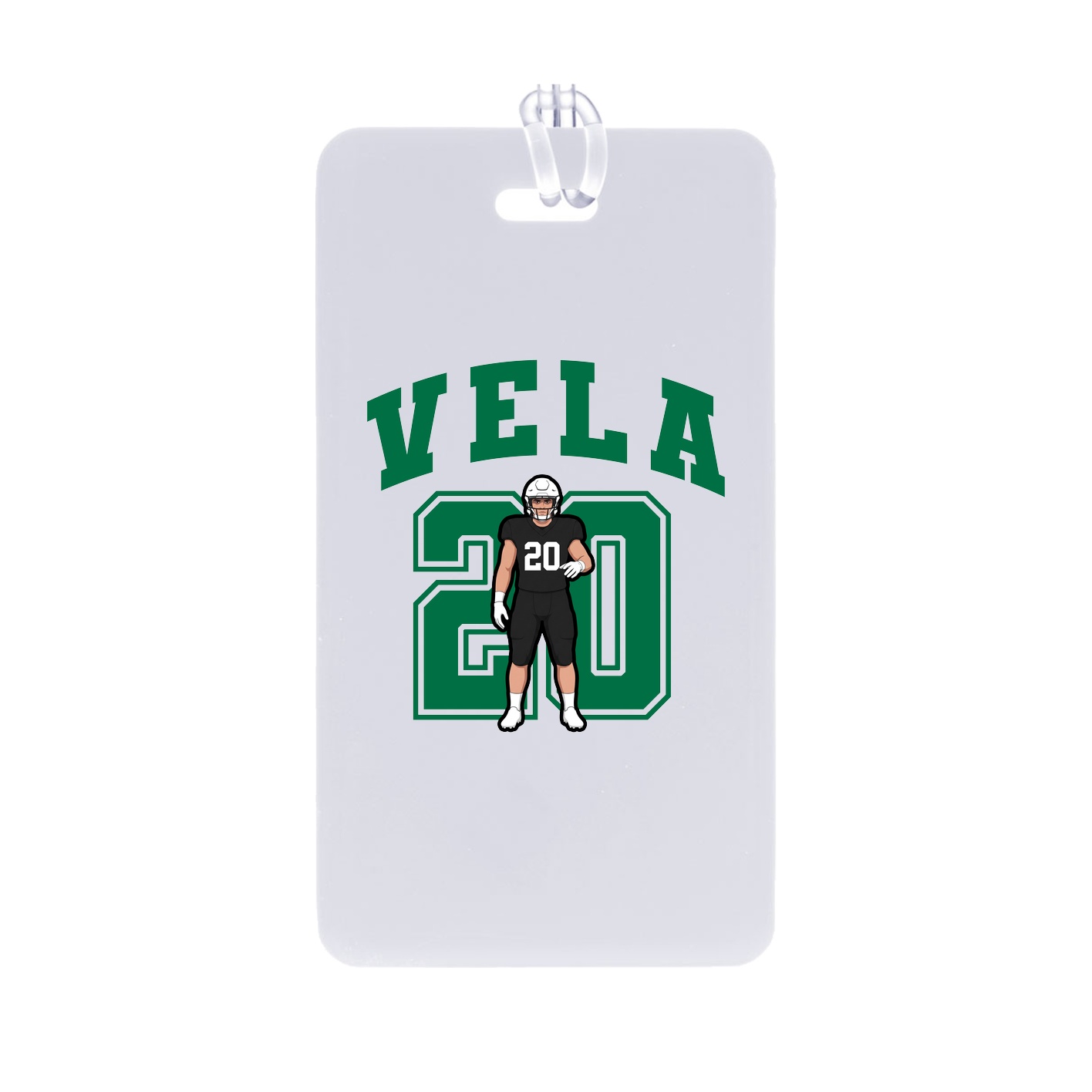 Bag Tag — Number in Classic