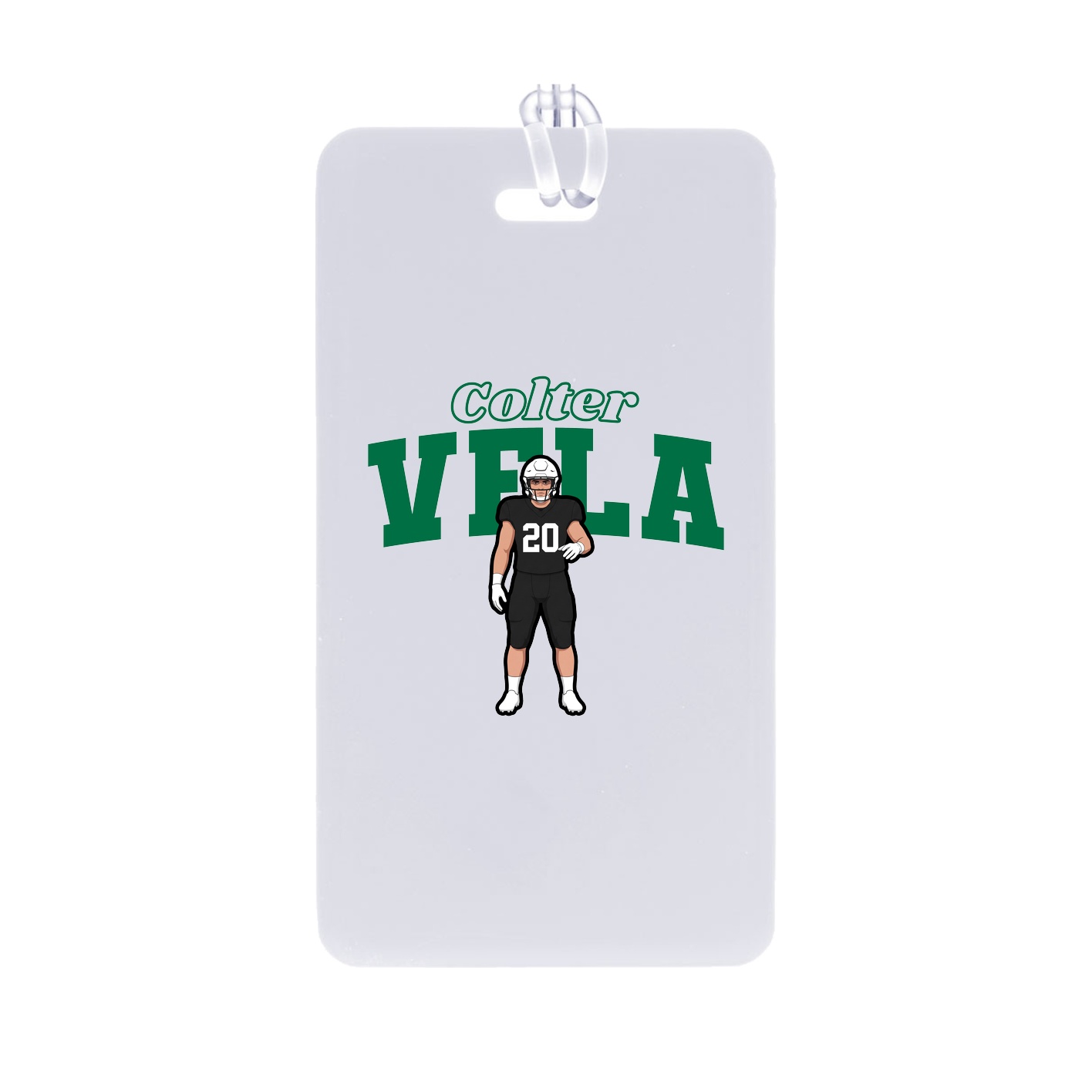 Bag Tag — Name Arch in Classic