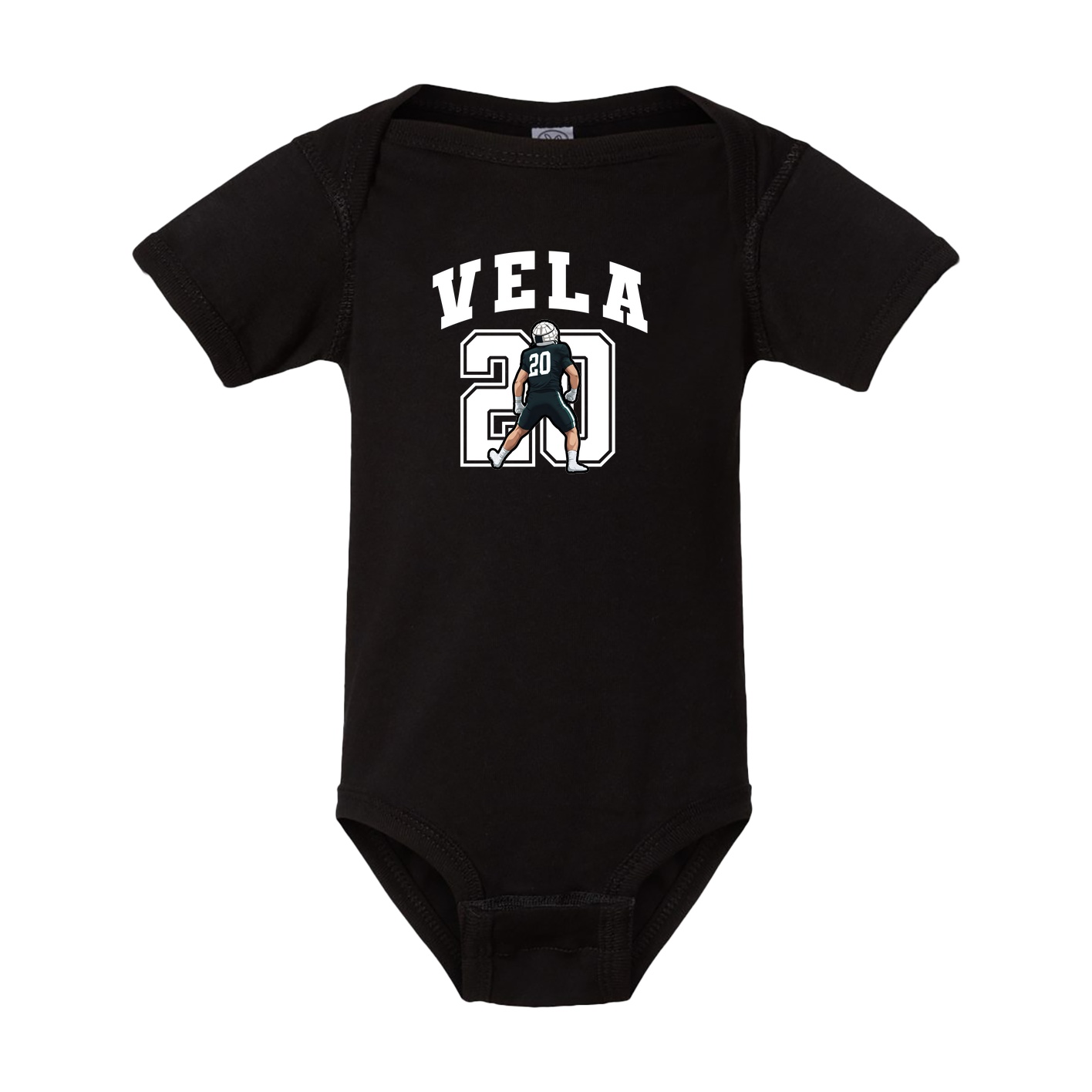 Baby Onesie — Number in Black