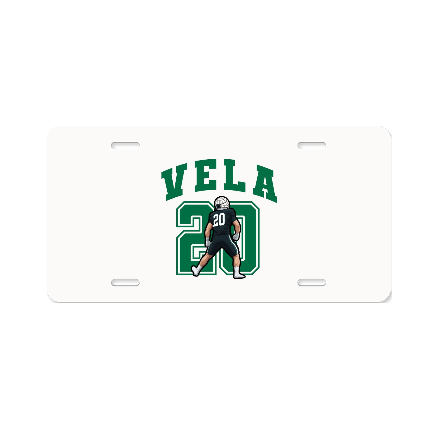 License Plate — Number in Classic