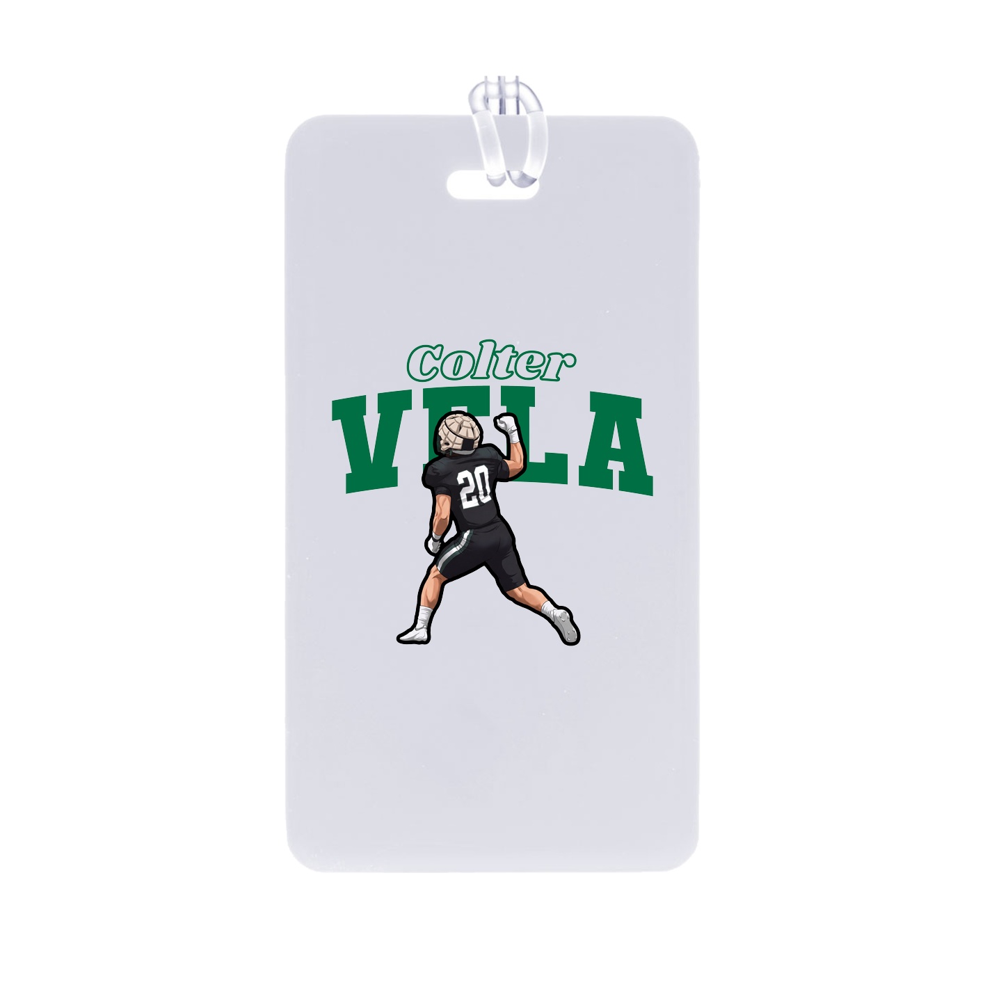 Bag Tag — Name Arch in Classic