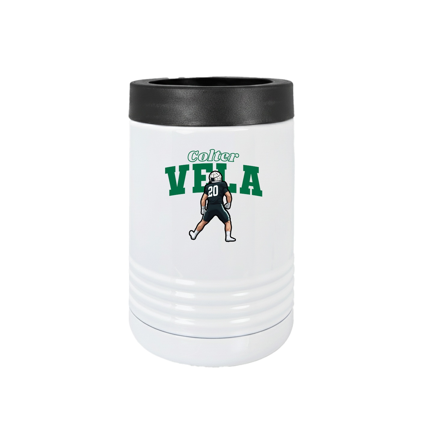 Beverage Holder — Name Arch in White