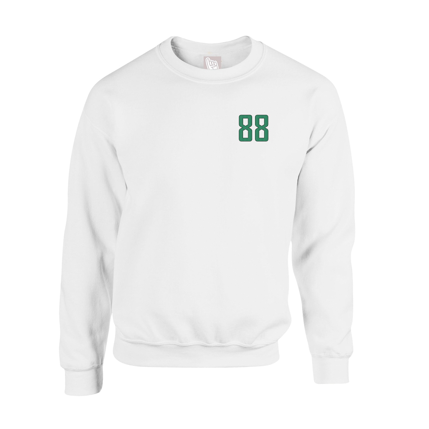 Fleece Crew — Front Shirsy in White