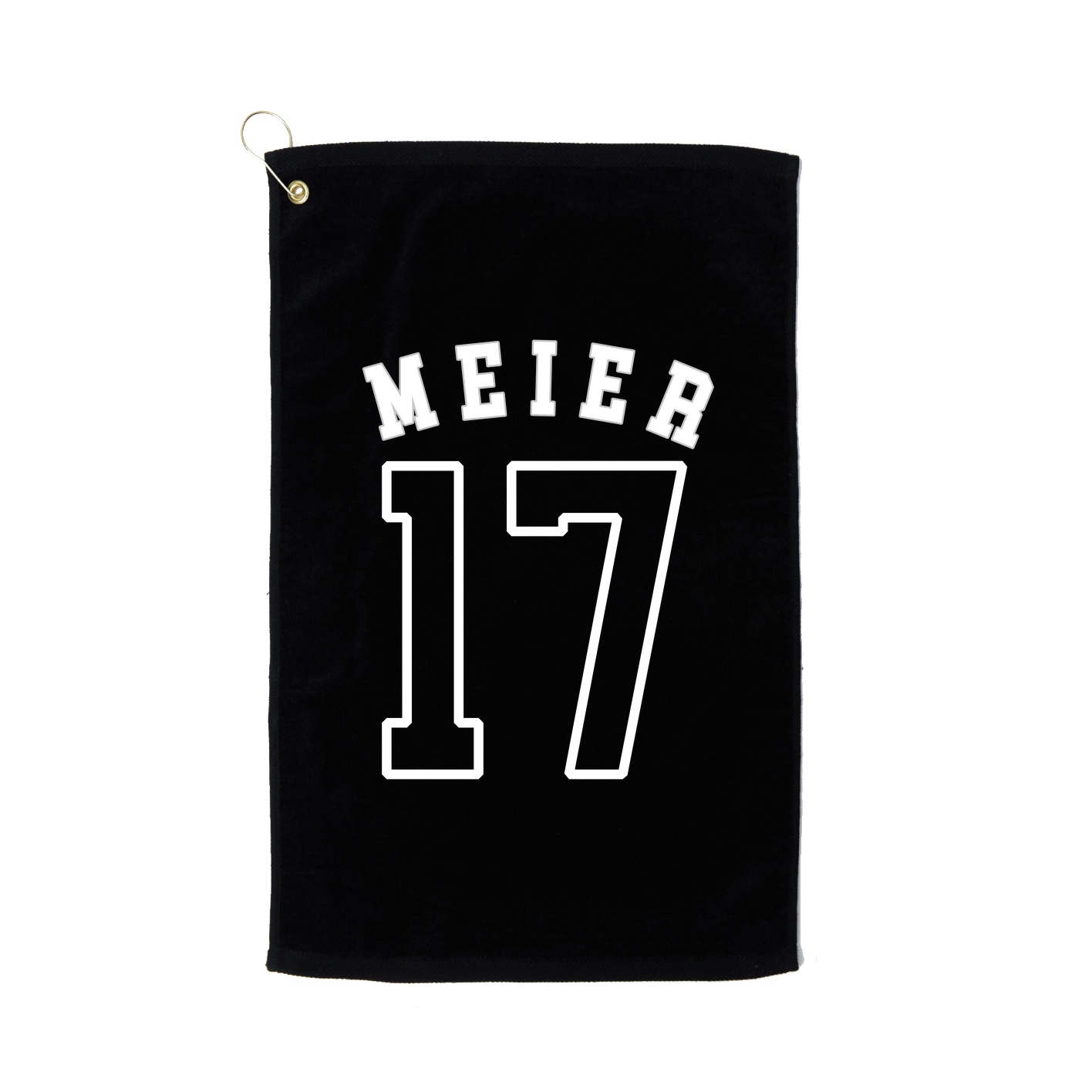 Golf Towel — Shirsey Arch in Black