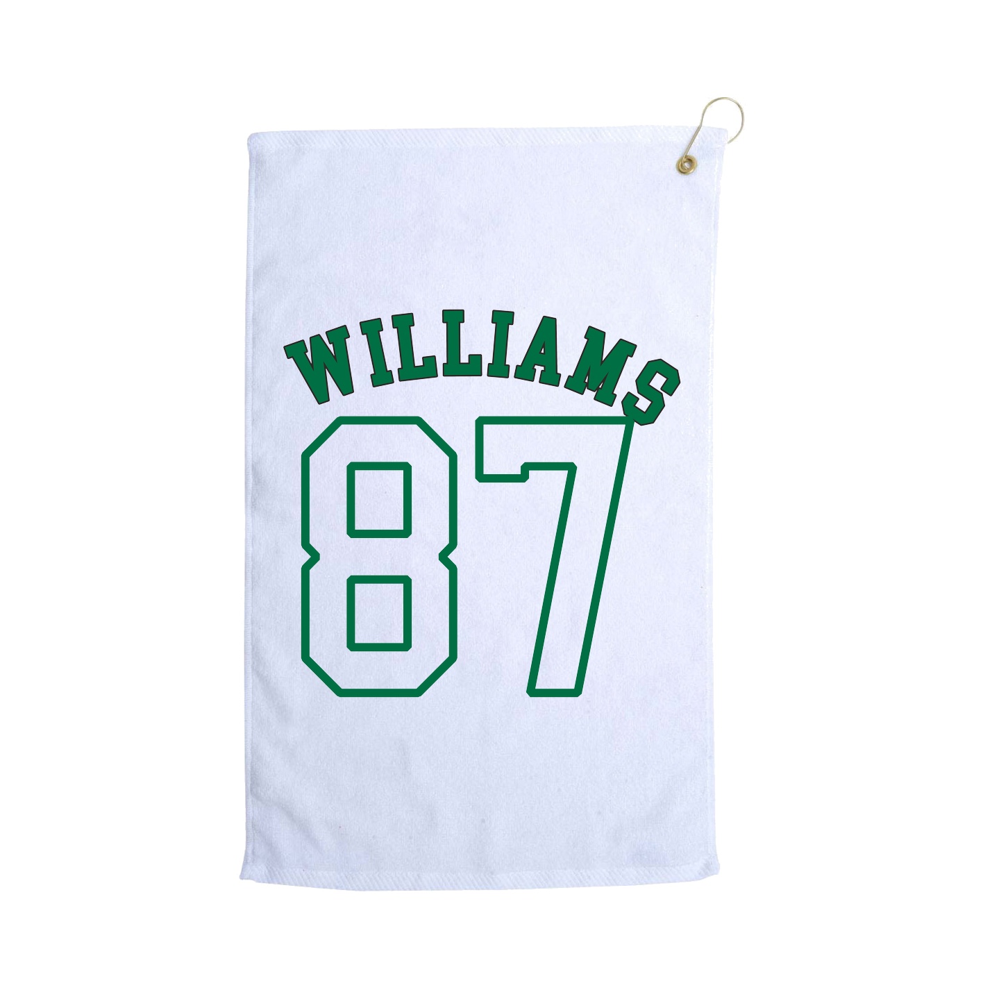 Golf Towel — Shirsey Arch in White