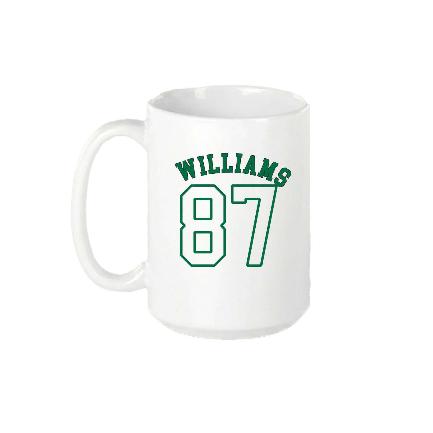 15oz Coffee Mug — Shirsey Arch in White