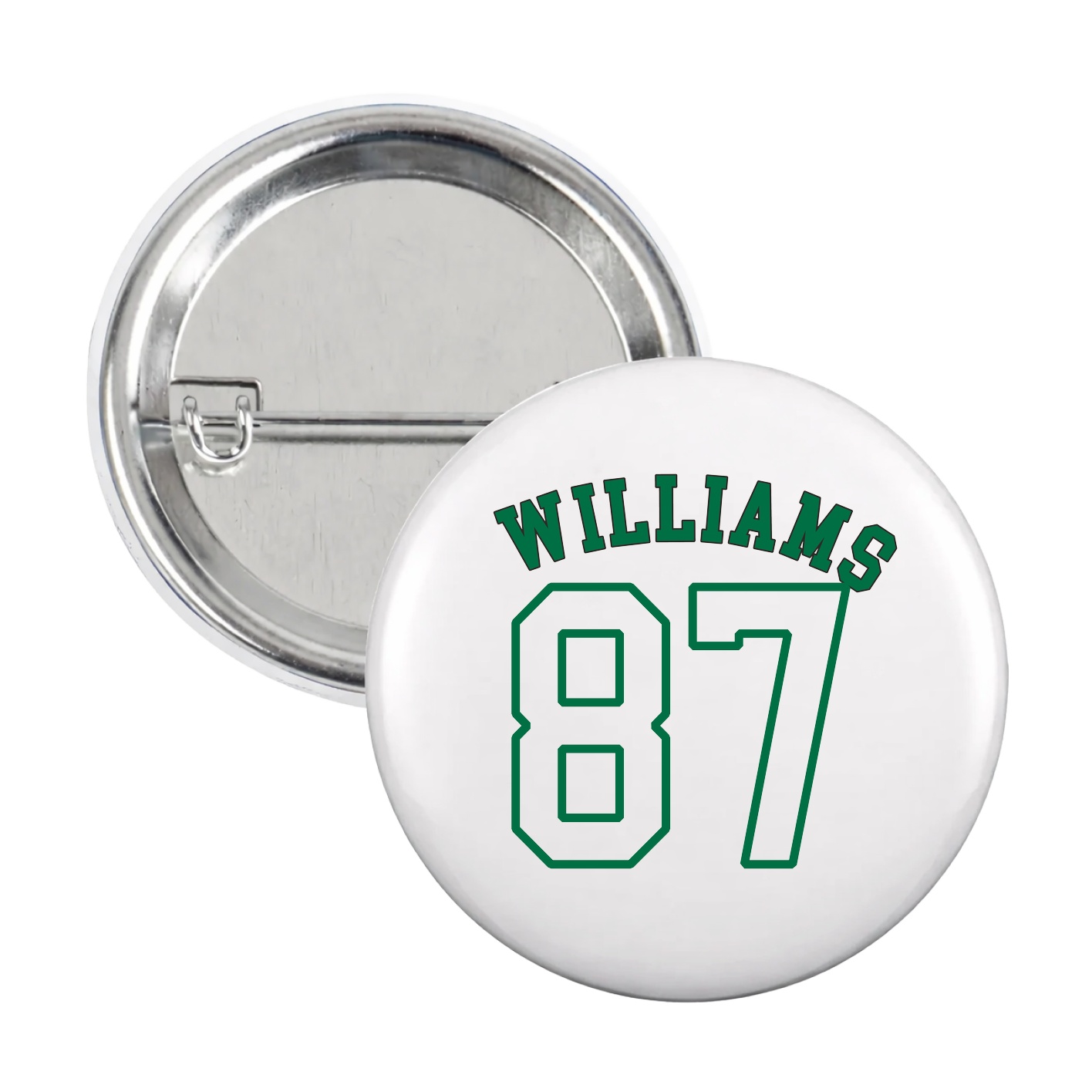 Game Day Button — Shirsey Arch in White
