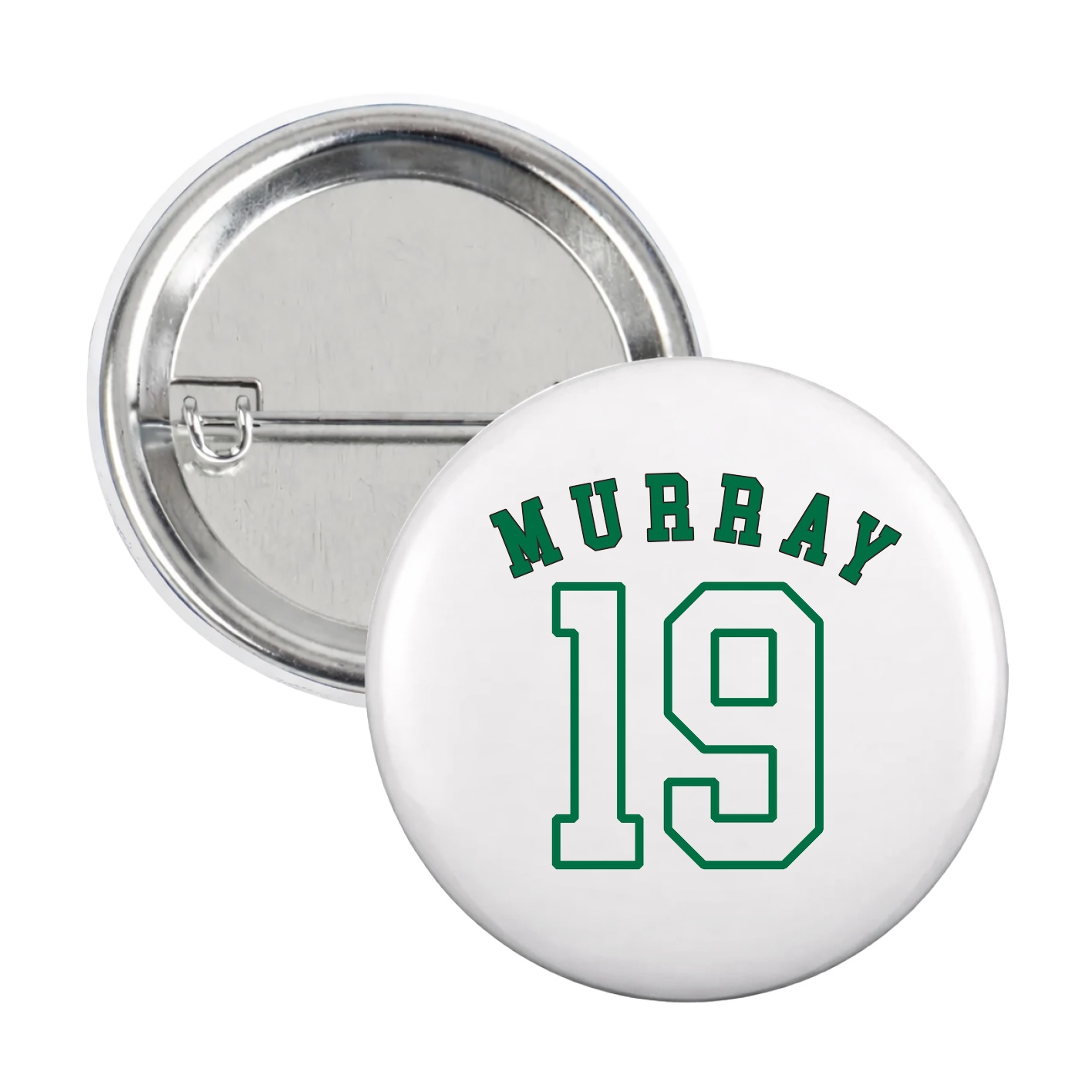Game Day Button — Shirsey Arch in White