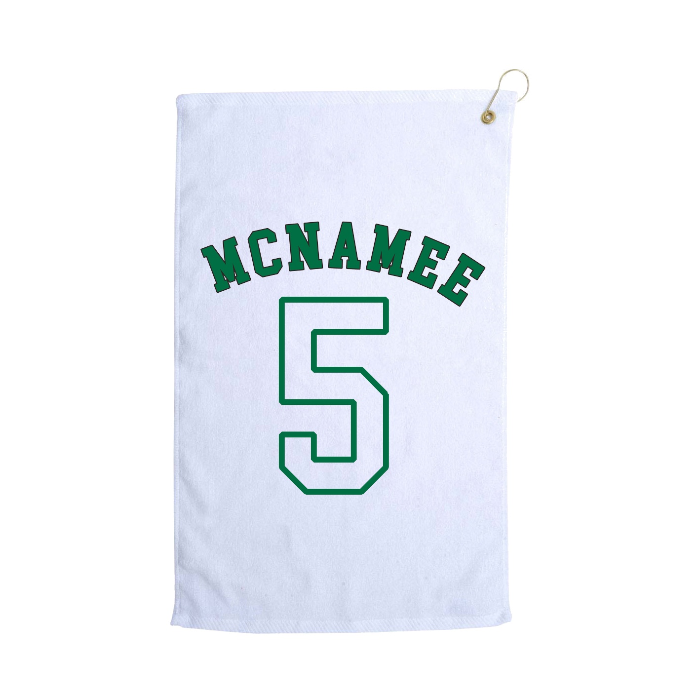Golf Towel — Shirsey Arch in White