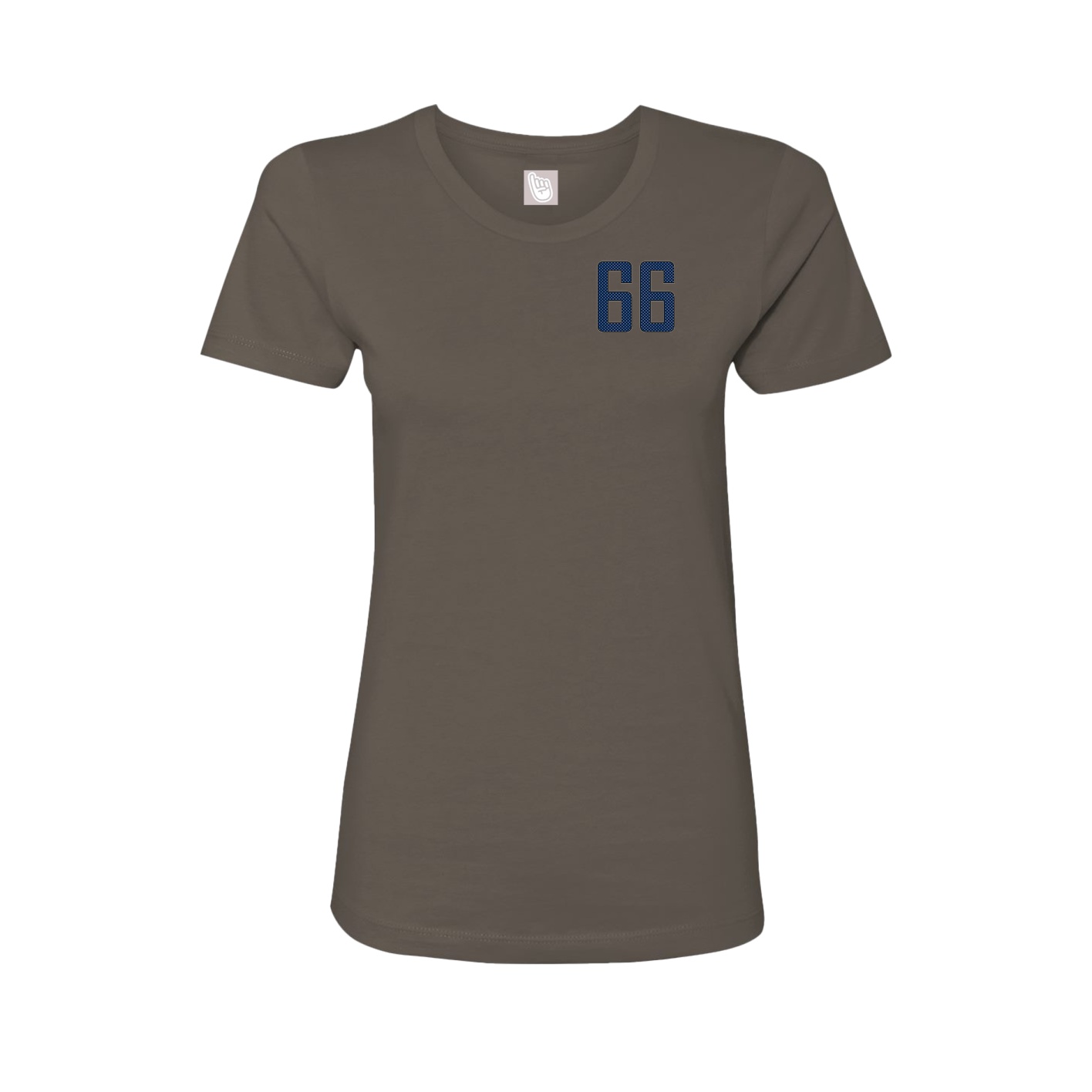 Fitted Women's Tee — Front Shirsy in Grey