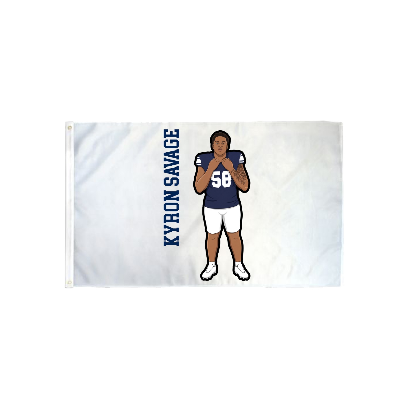 3x5 Flag — Name Vertical in Classic