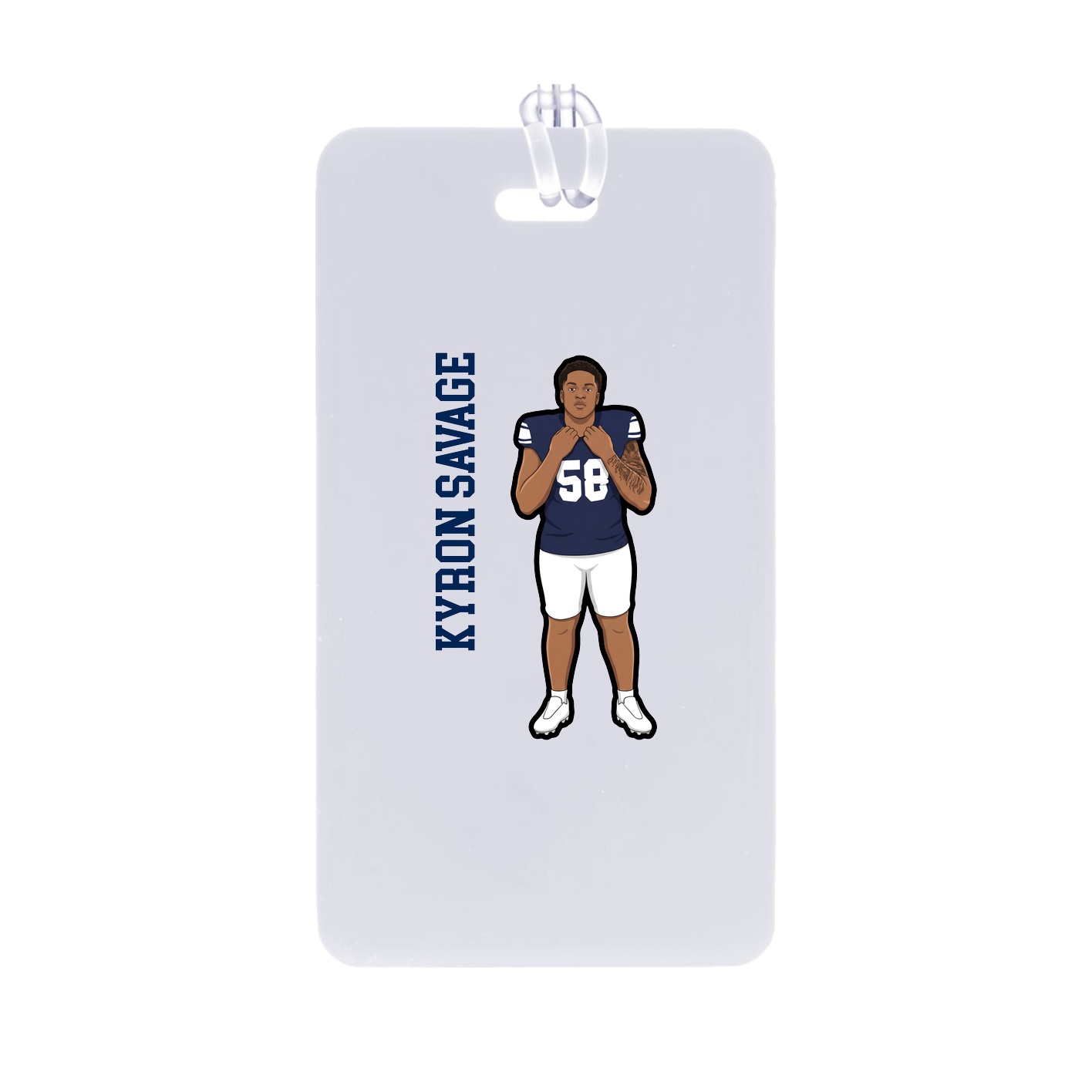 Bag Tag — Name Vertical in Classic
