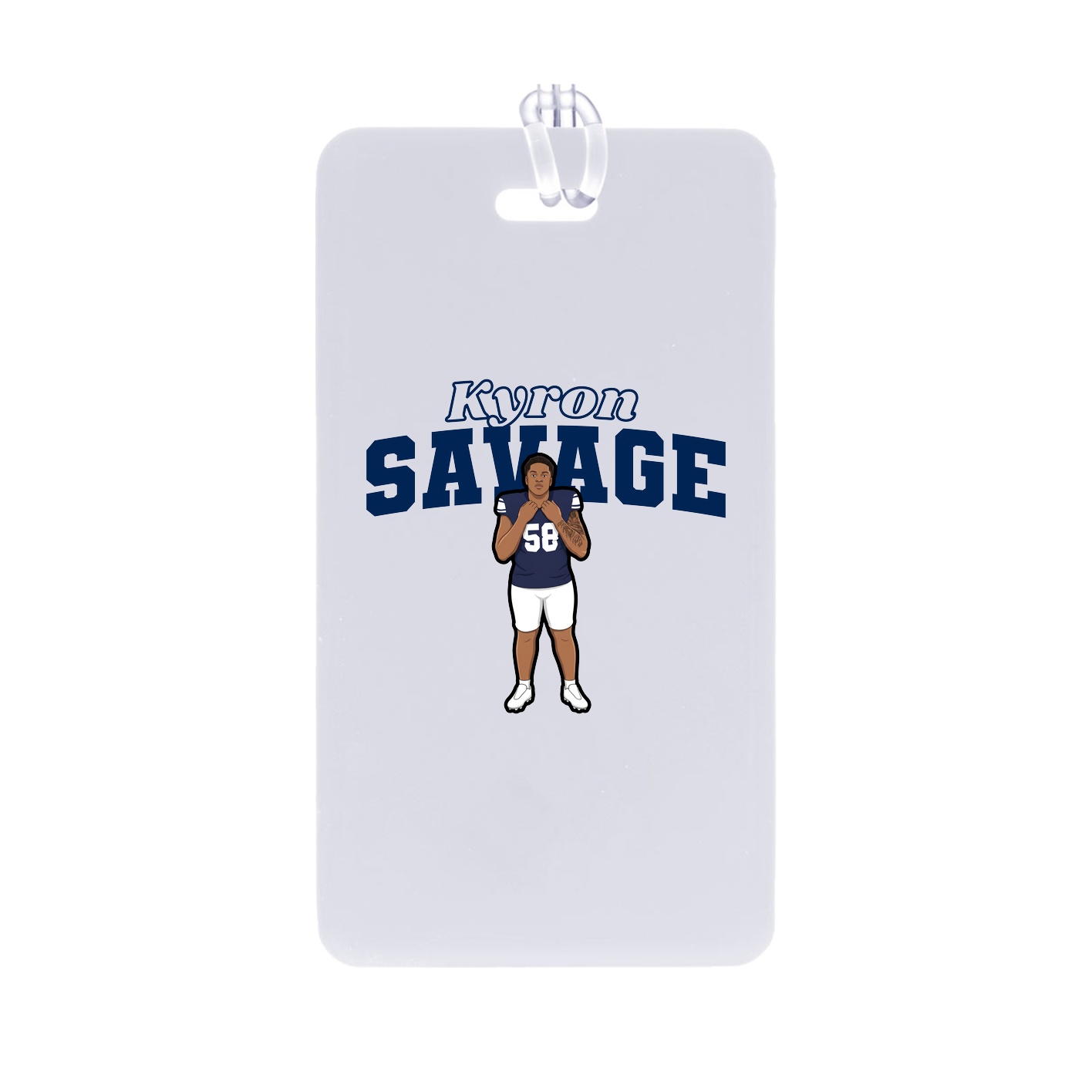 Bag Tag — Name Arch in Classic
