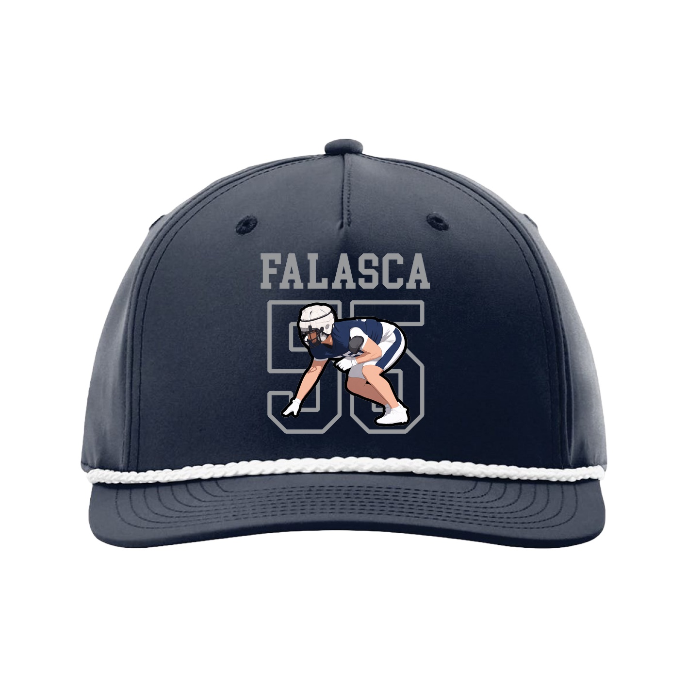 Five-Panel Classic Rope Cap — Shirsey in Navy