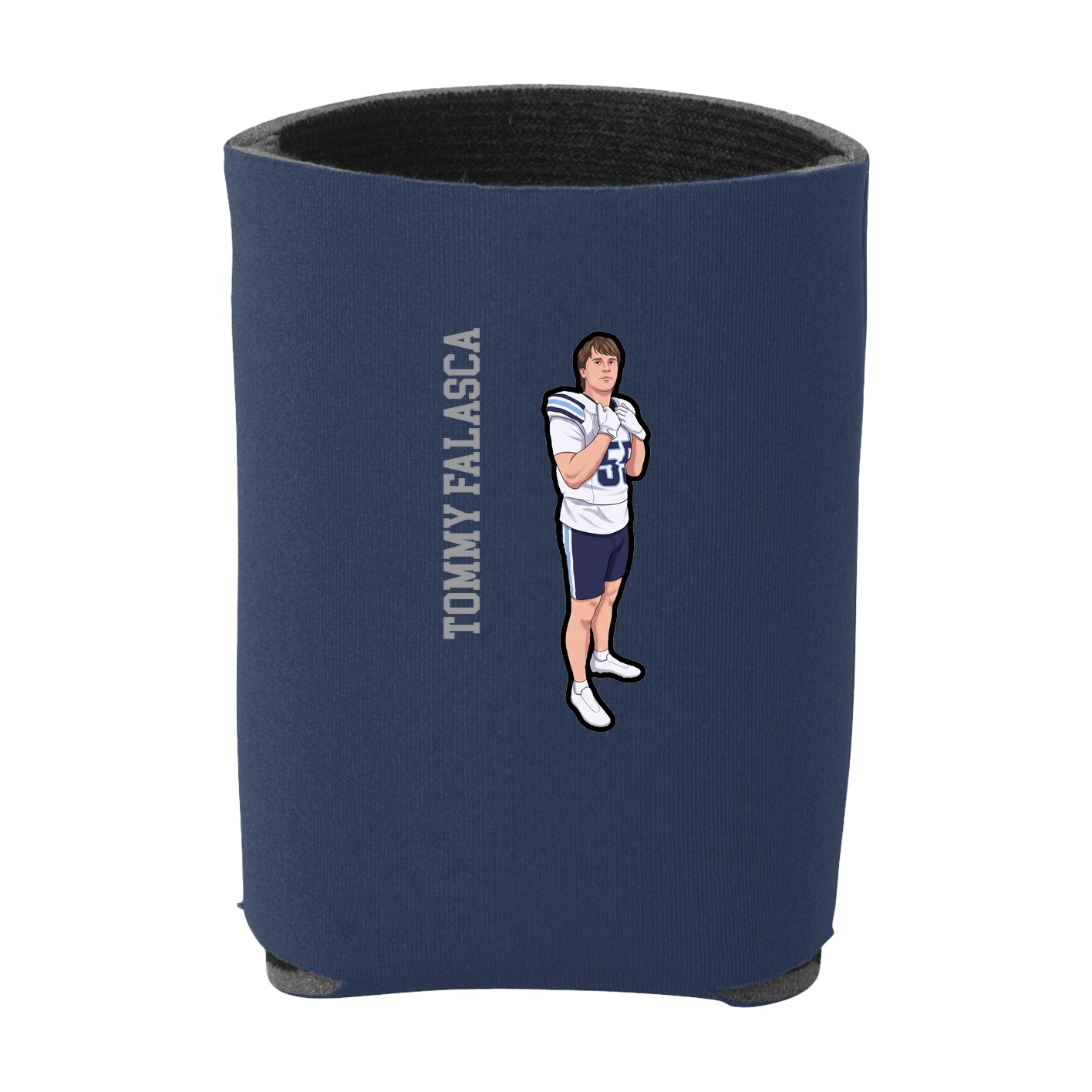 Can Holder — Name Vertical in Navy