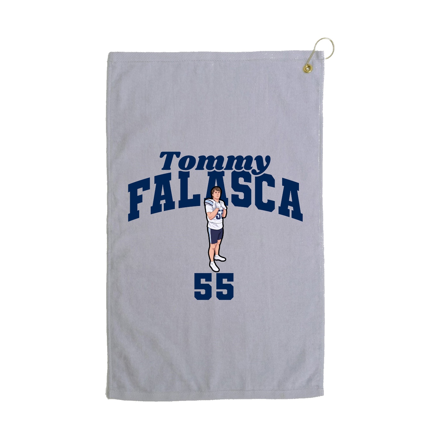 Golf Towel — Signature Arch in Grey
