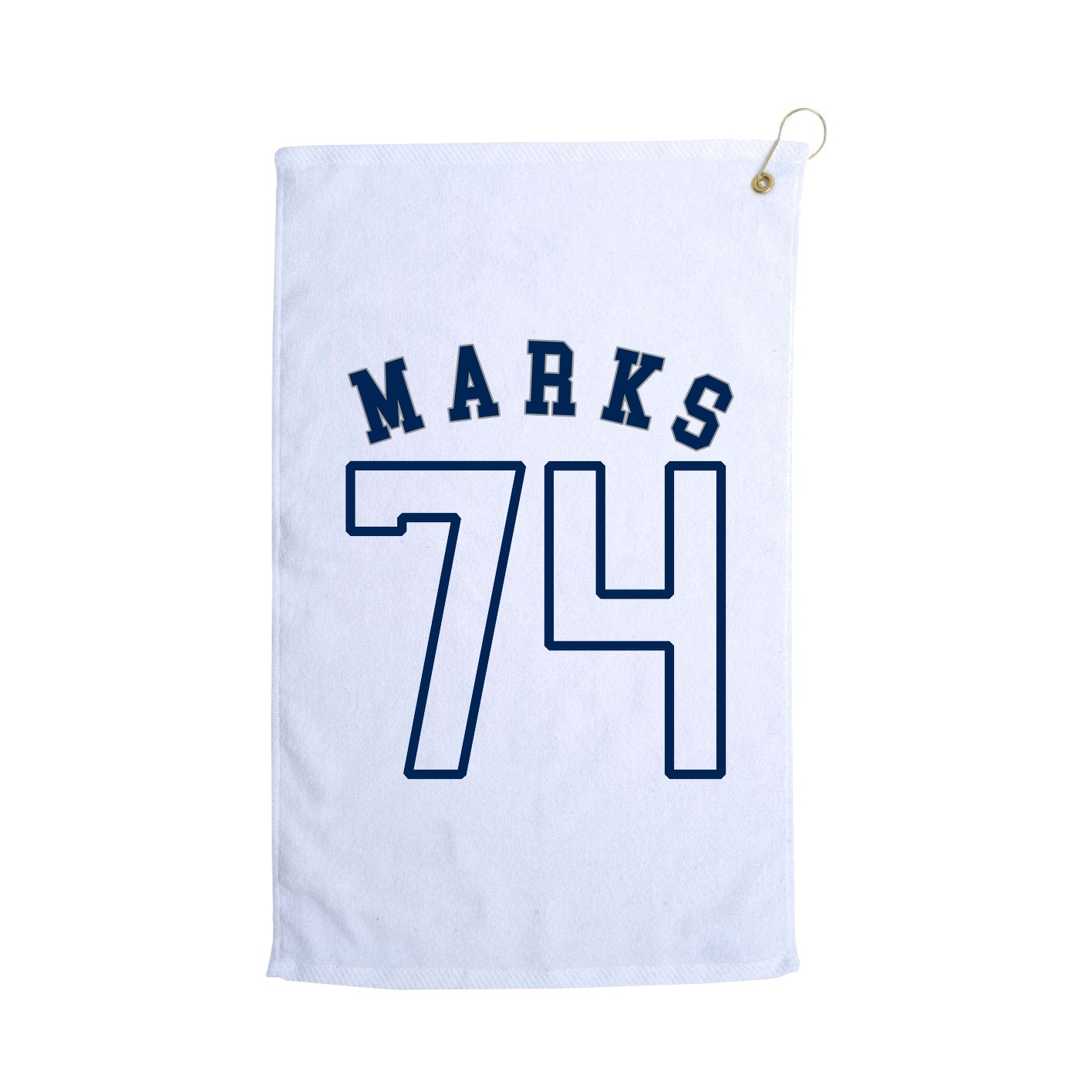 Golf Towel — Shirsey Arch in White