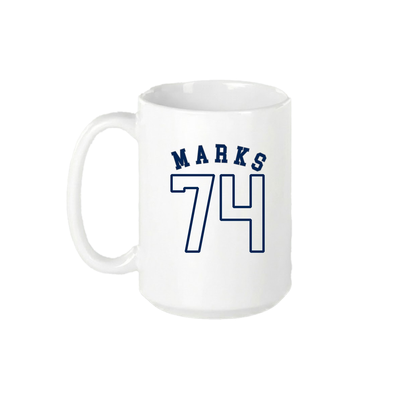 15oz Coffee Mug — Shirsey Arch in White