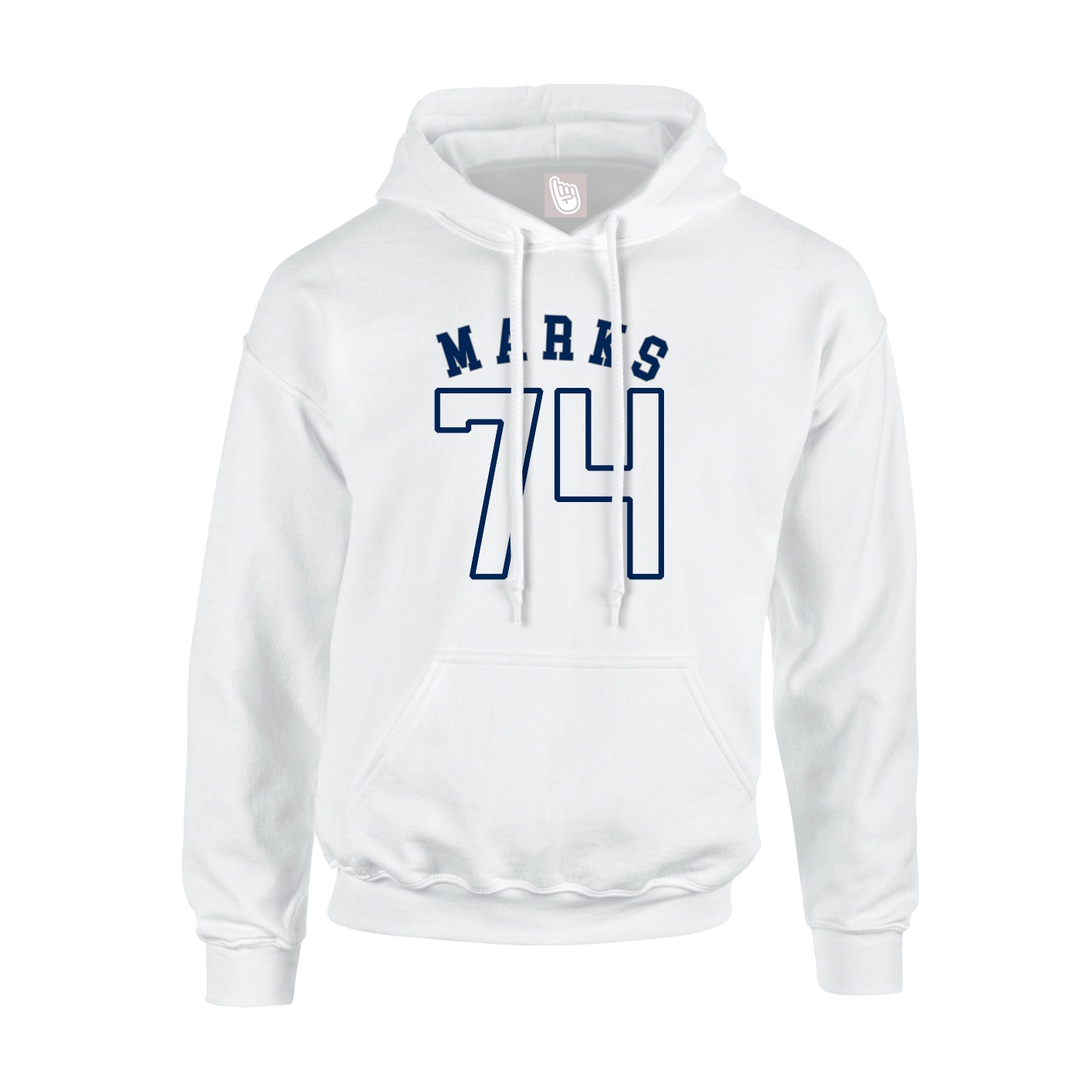Hoodie — Shirsey Arch in White