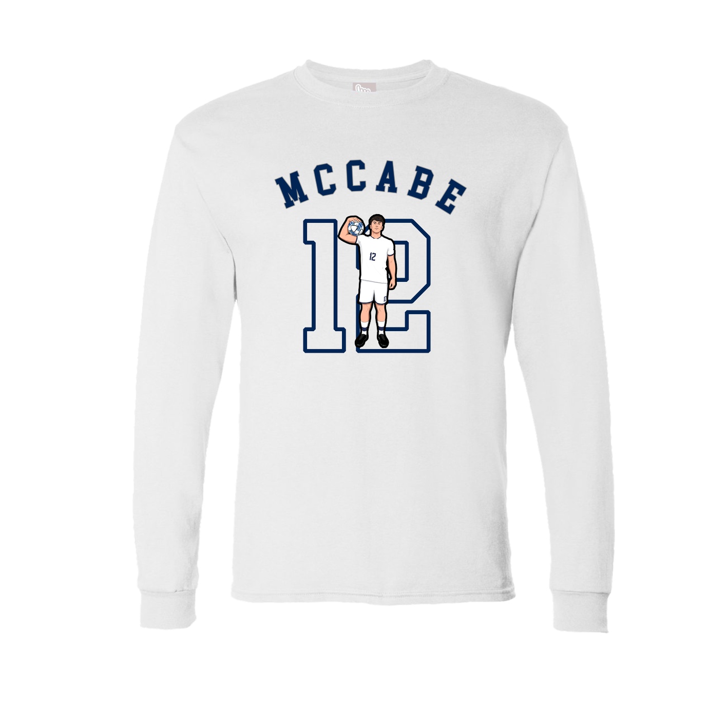 Long Sleeve Tee — Shirsey Arch in White