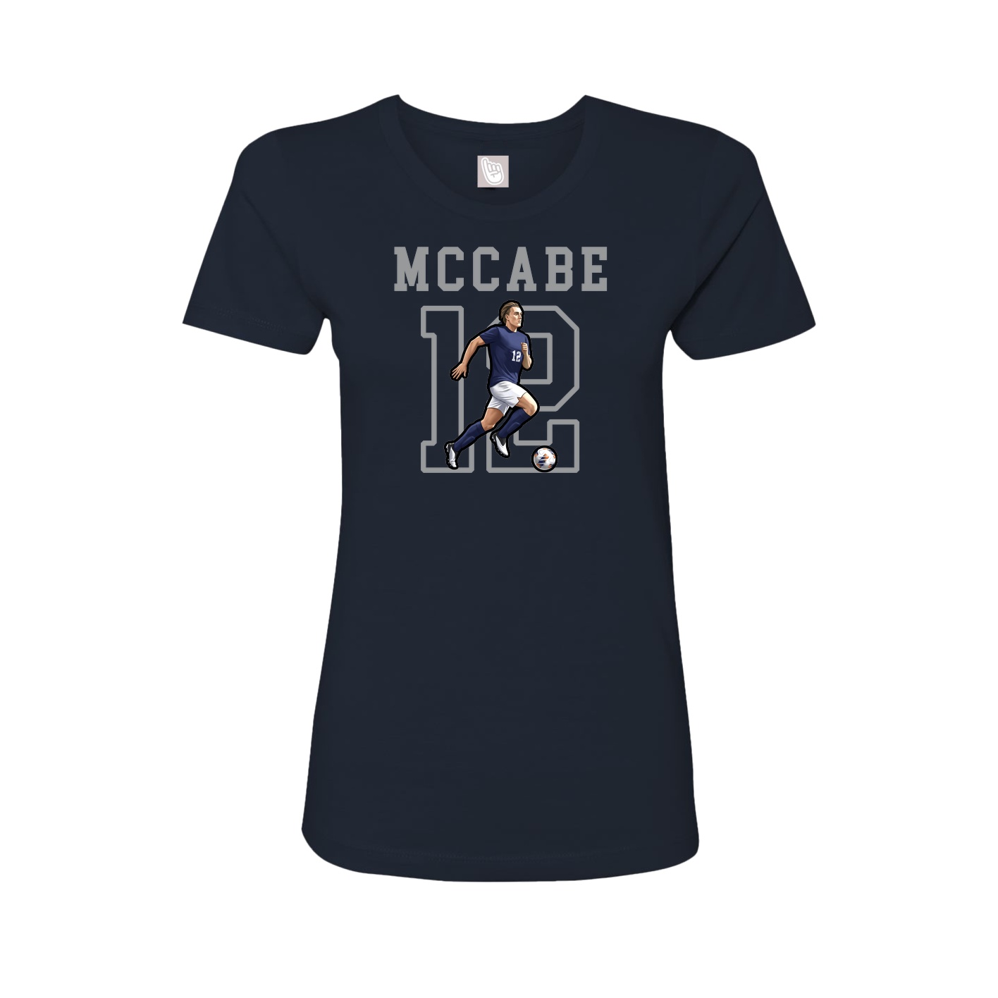 Fitted Women's Tee — Shirsey in Navy
