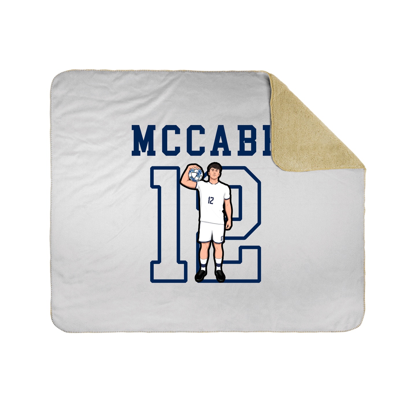Throw Blanket — Shirsey in White
