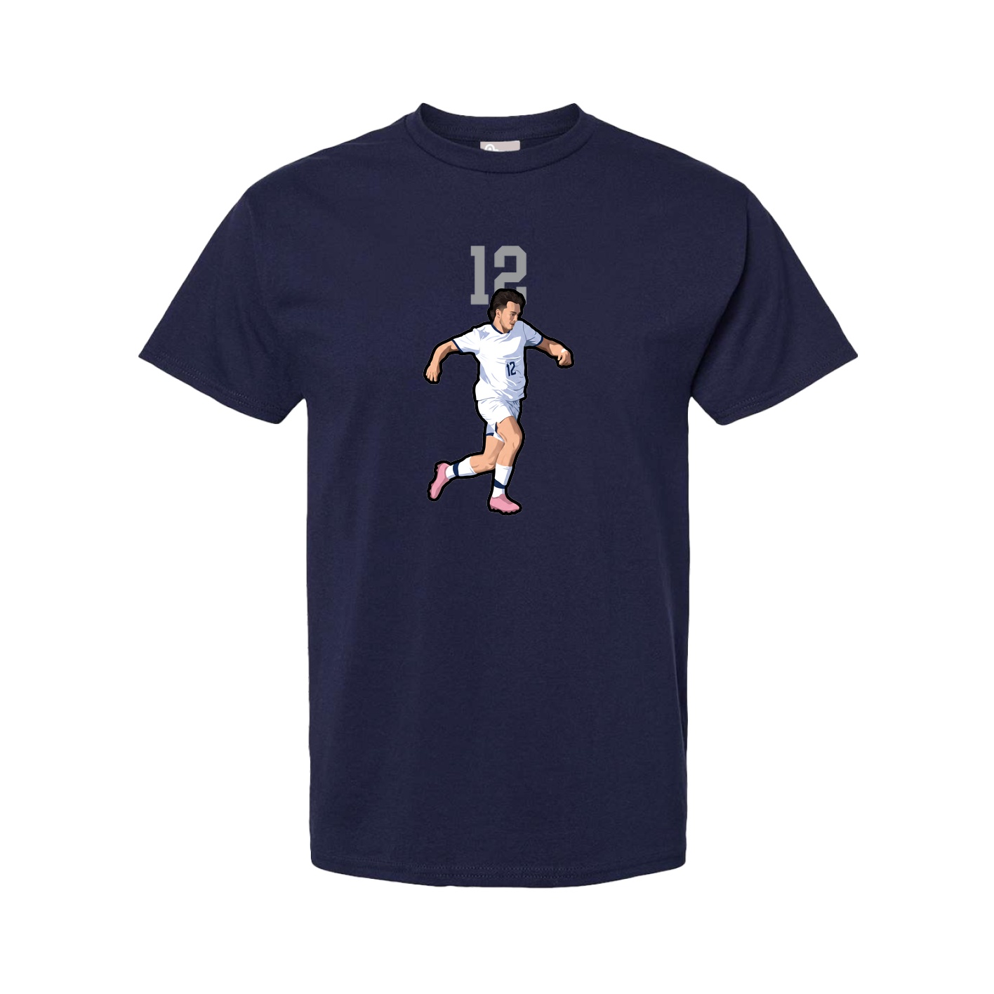 Youth Tee — Number Top in Navy