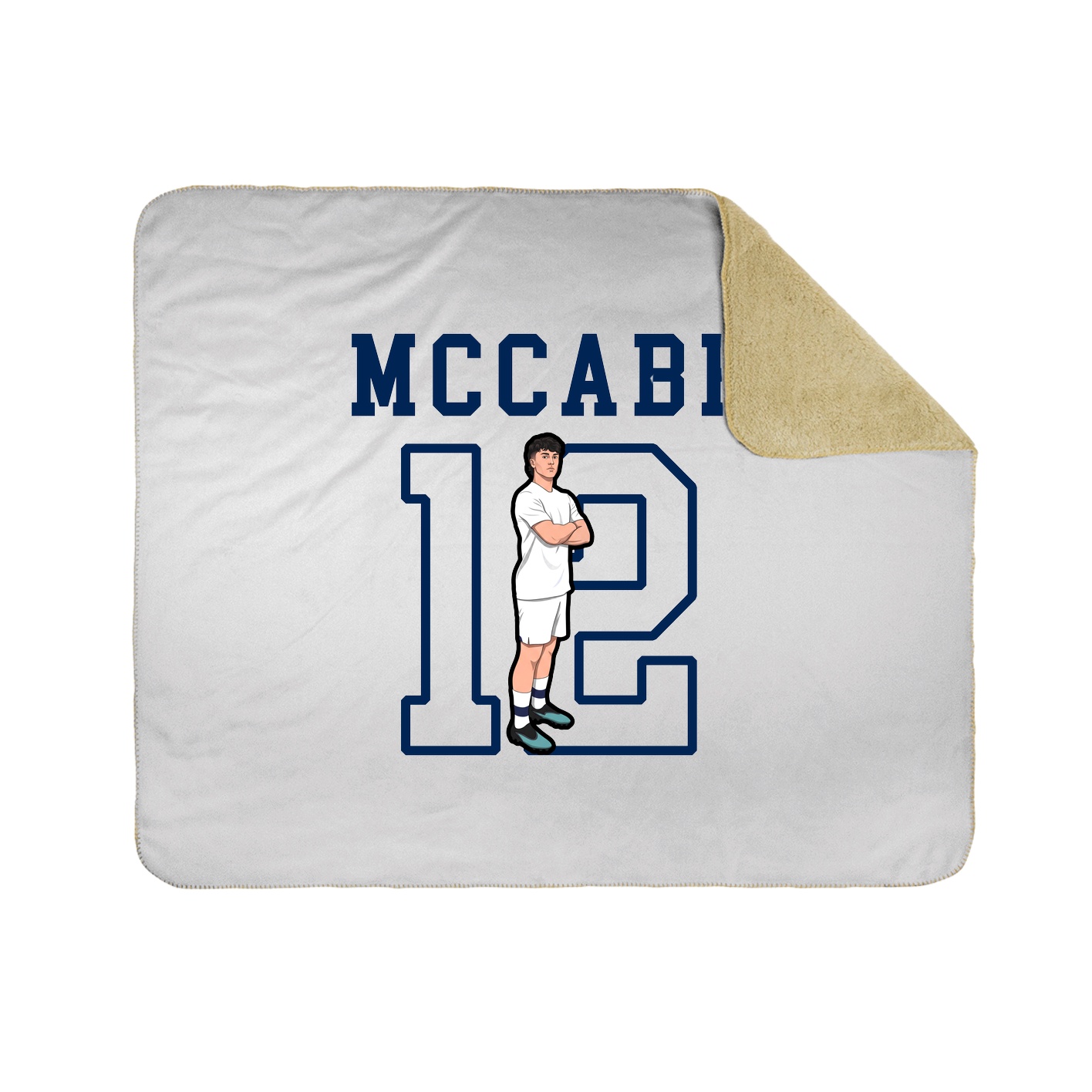 Throw Blanket — Shirsey in White