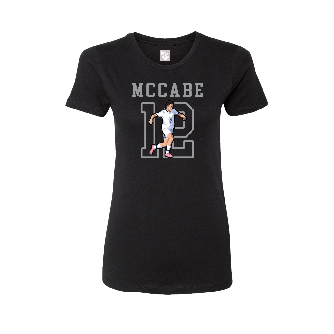 Fitted Women's Tee — Shirsey in Black