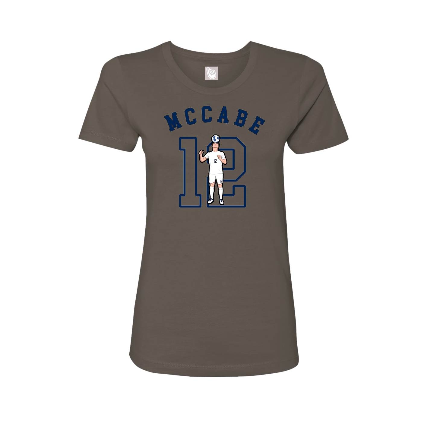 Fitted Women's Tee — Shirsey Arch in Grey