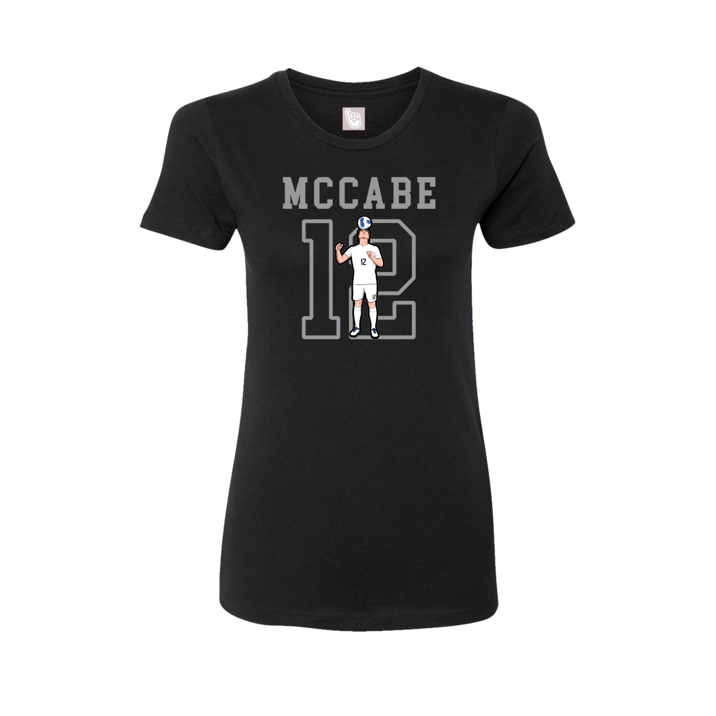 Fitted Women's Tee — Shirsey in Black