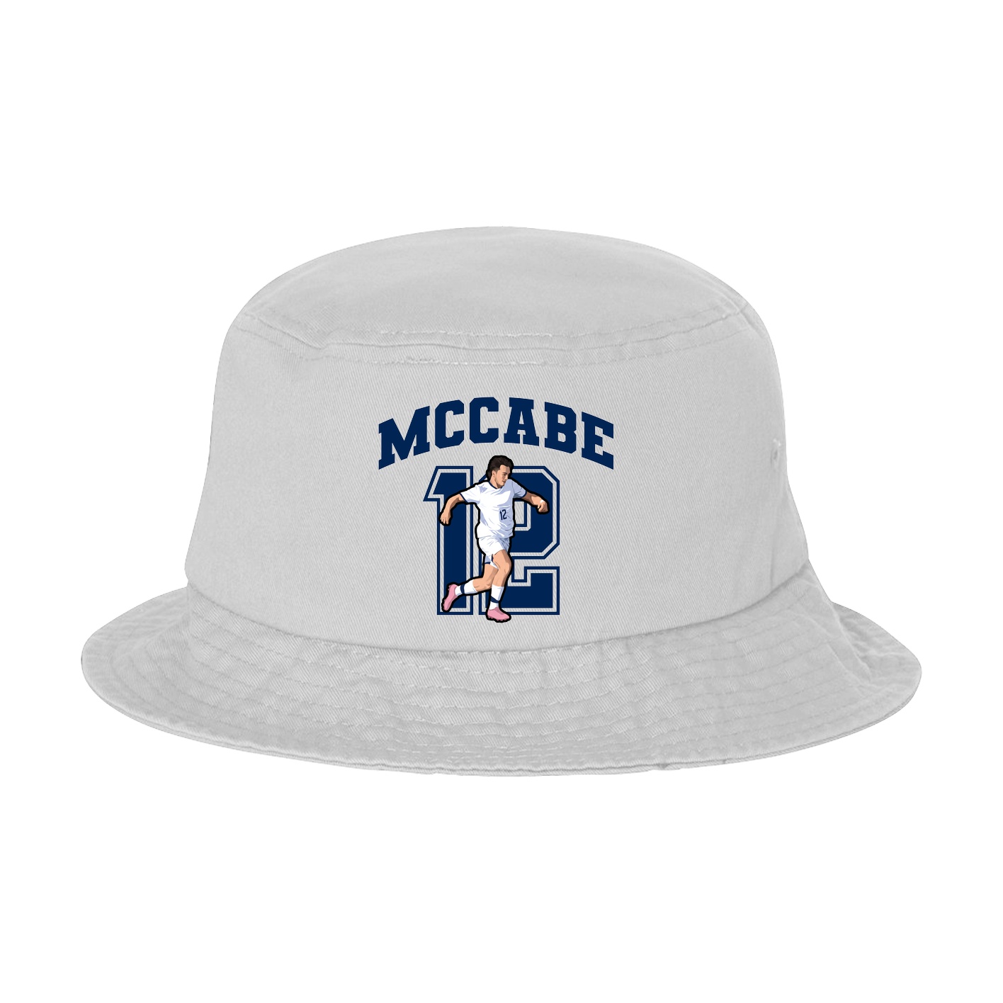 Bucket Cap — Number in White