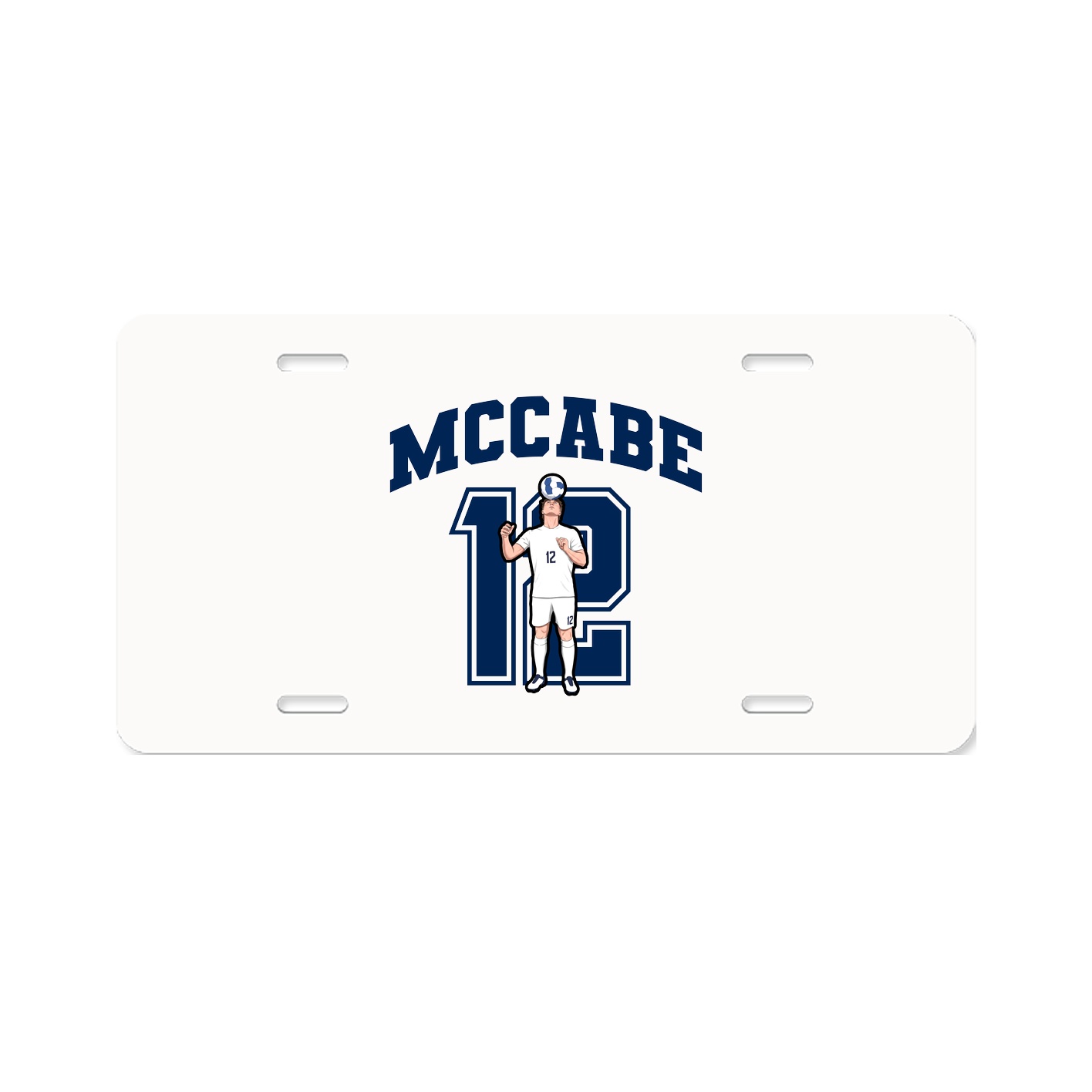 License Plate — Number in Classic