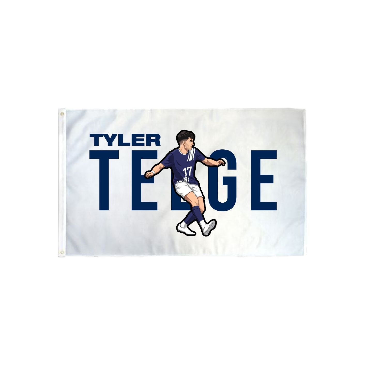 3x5 Flag — Player Name in Classic
