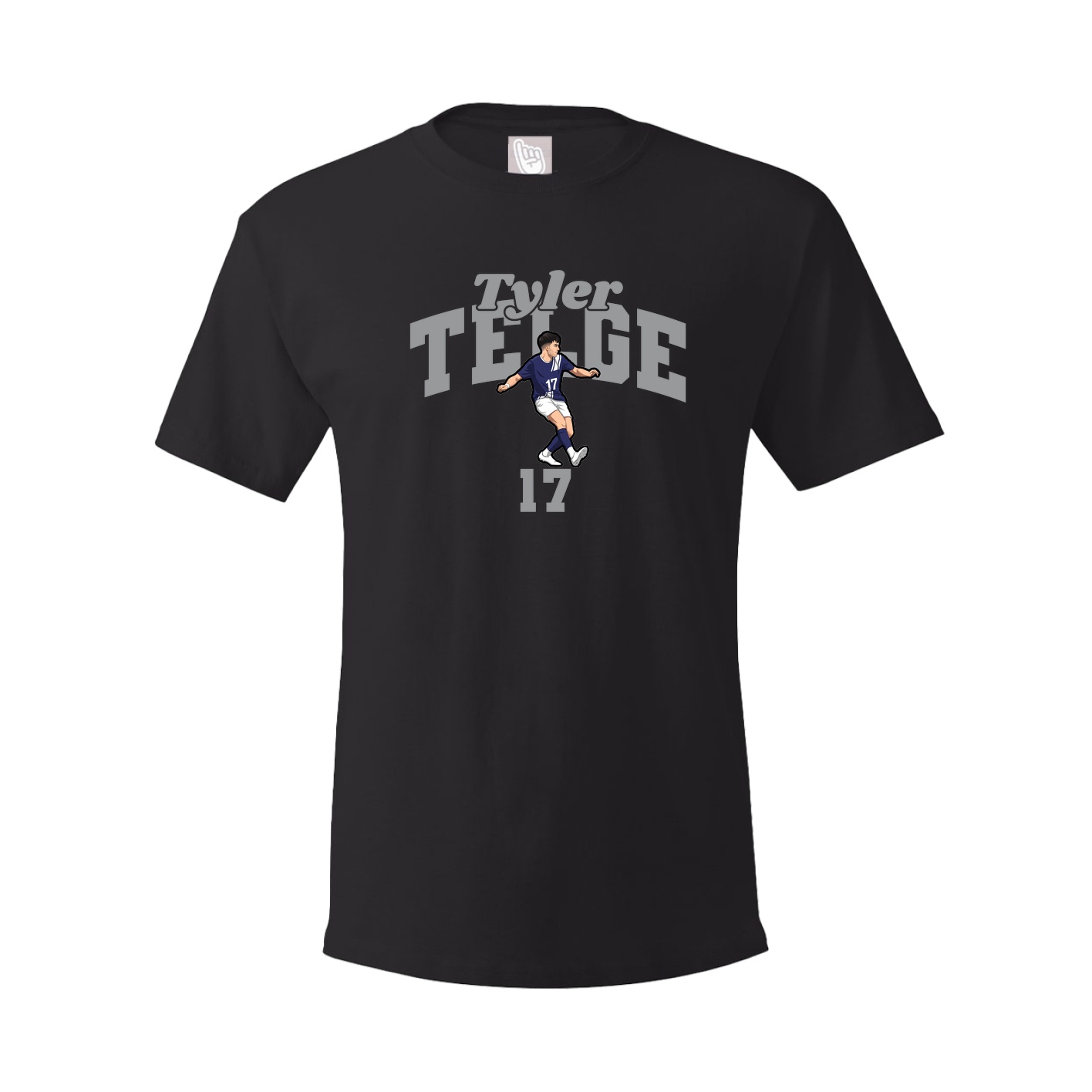 Youth Tee — Signature Arch in Black