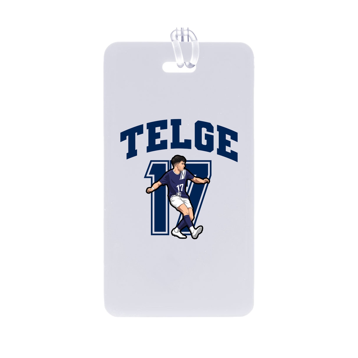 Bag Tag — Number in Classic