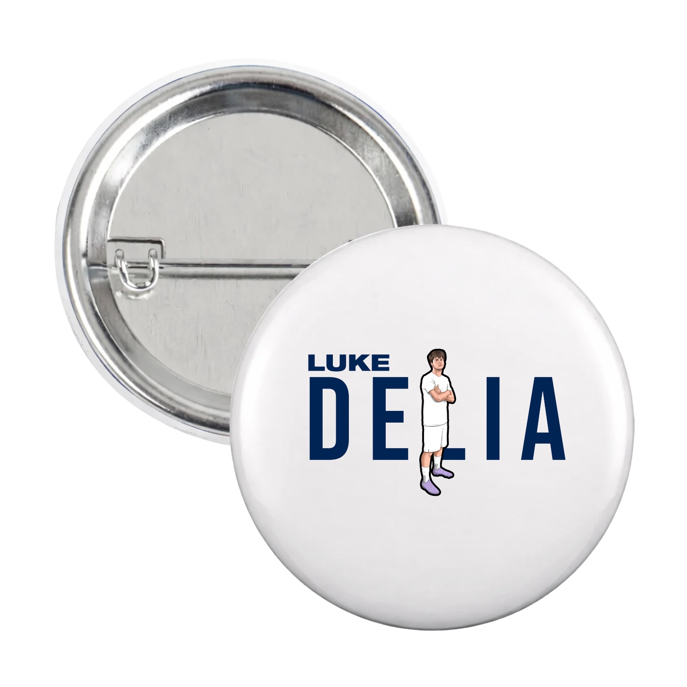Game Day Button — Player Name in White