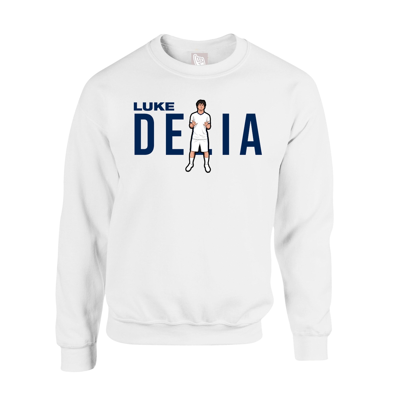 Fleece Crew — Player Name in White