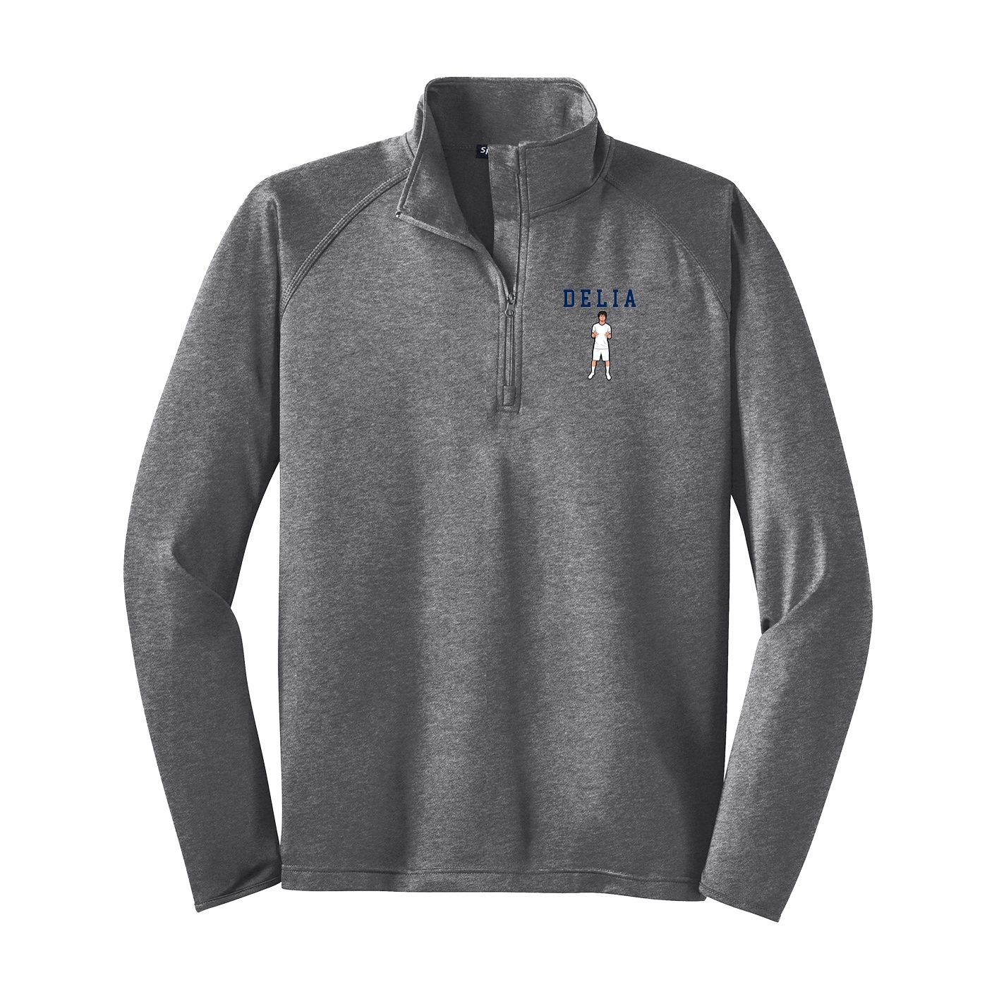Q-Zip Pullover — Shirsey in Grey