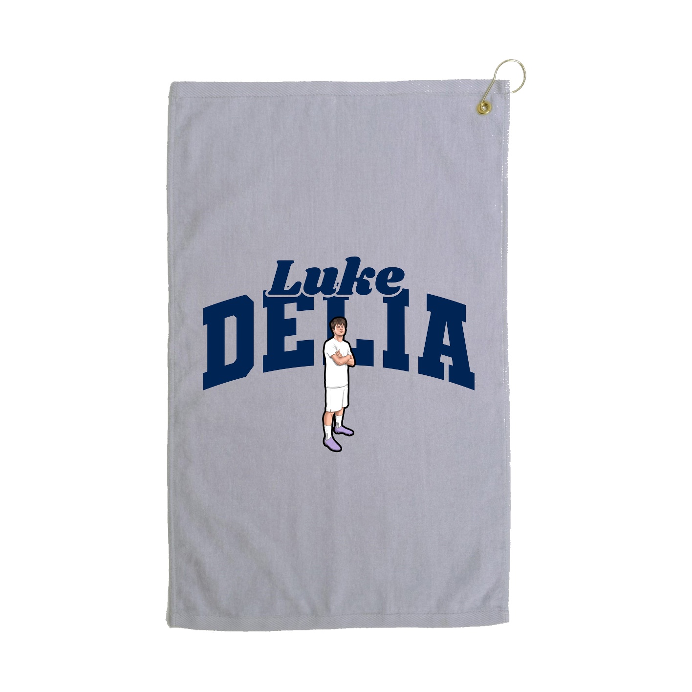 Golf Towel — Signature Arch in Grey