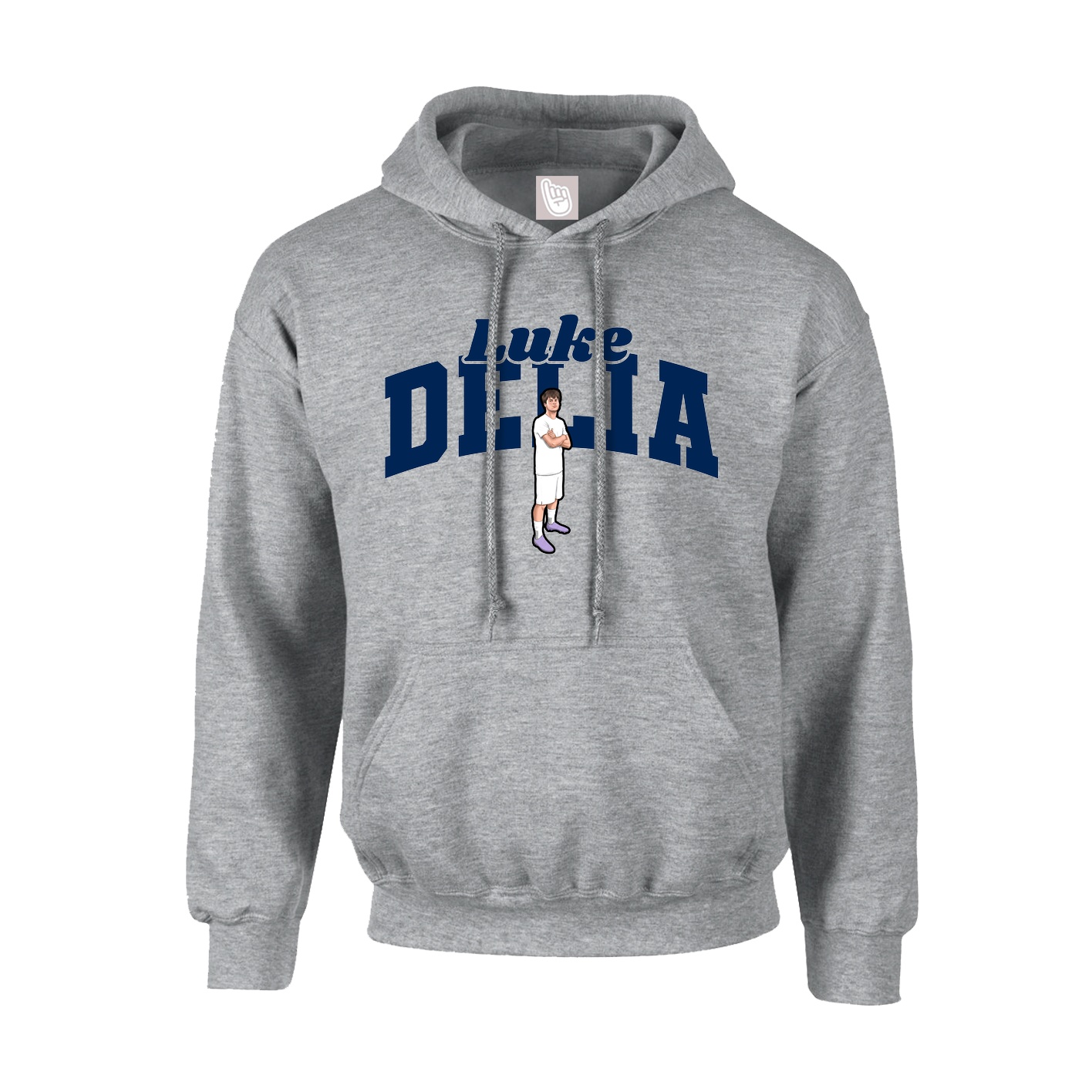 Hoodie — Signature Arch in Grey