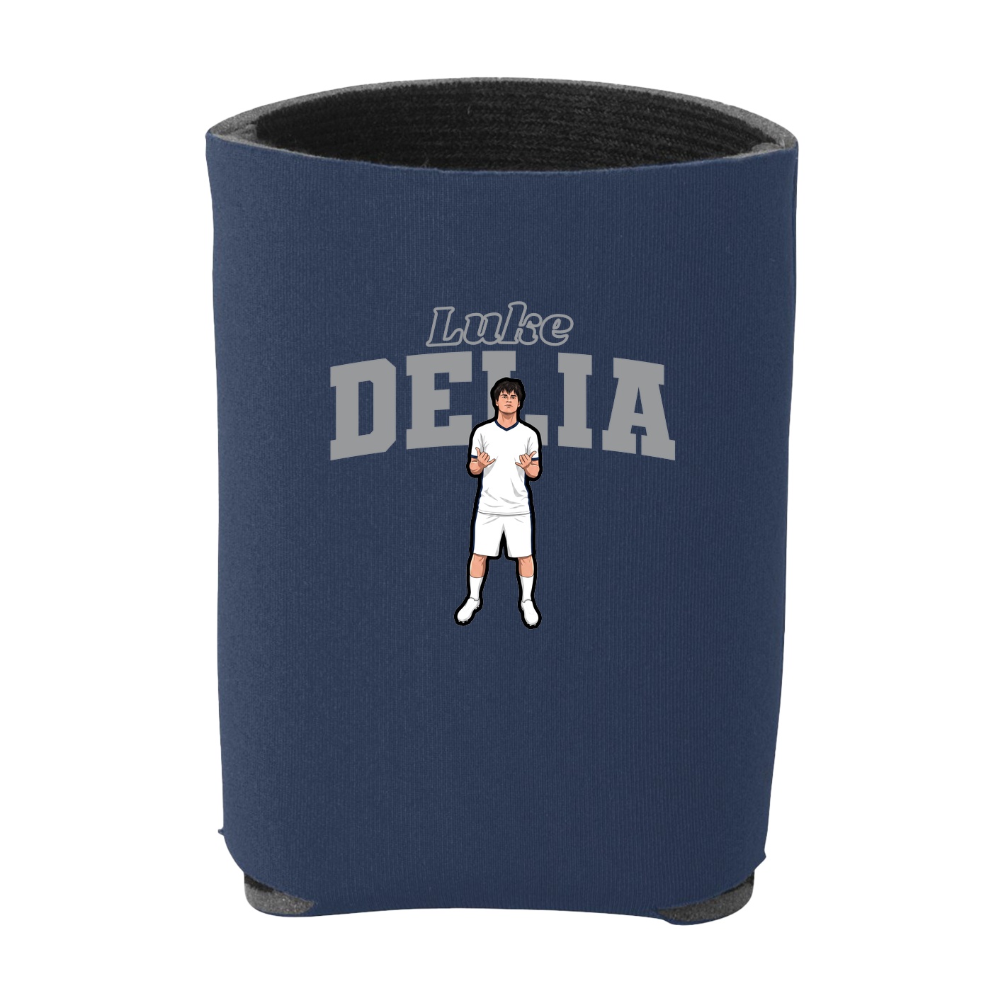 Can Holder — Name Arch in Navy