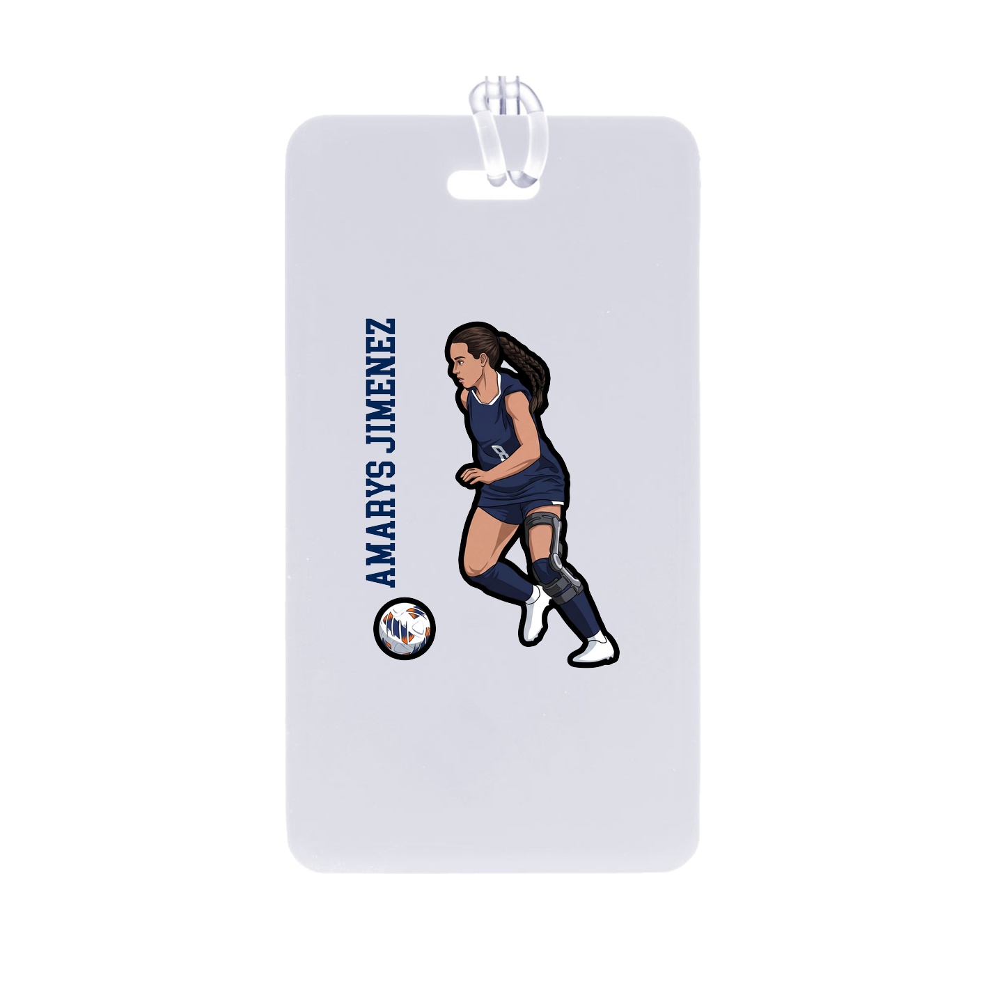 Bag Tag — Name Vertical in Classic