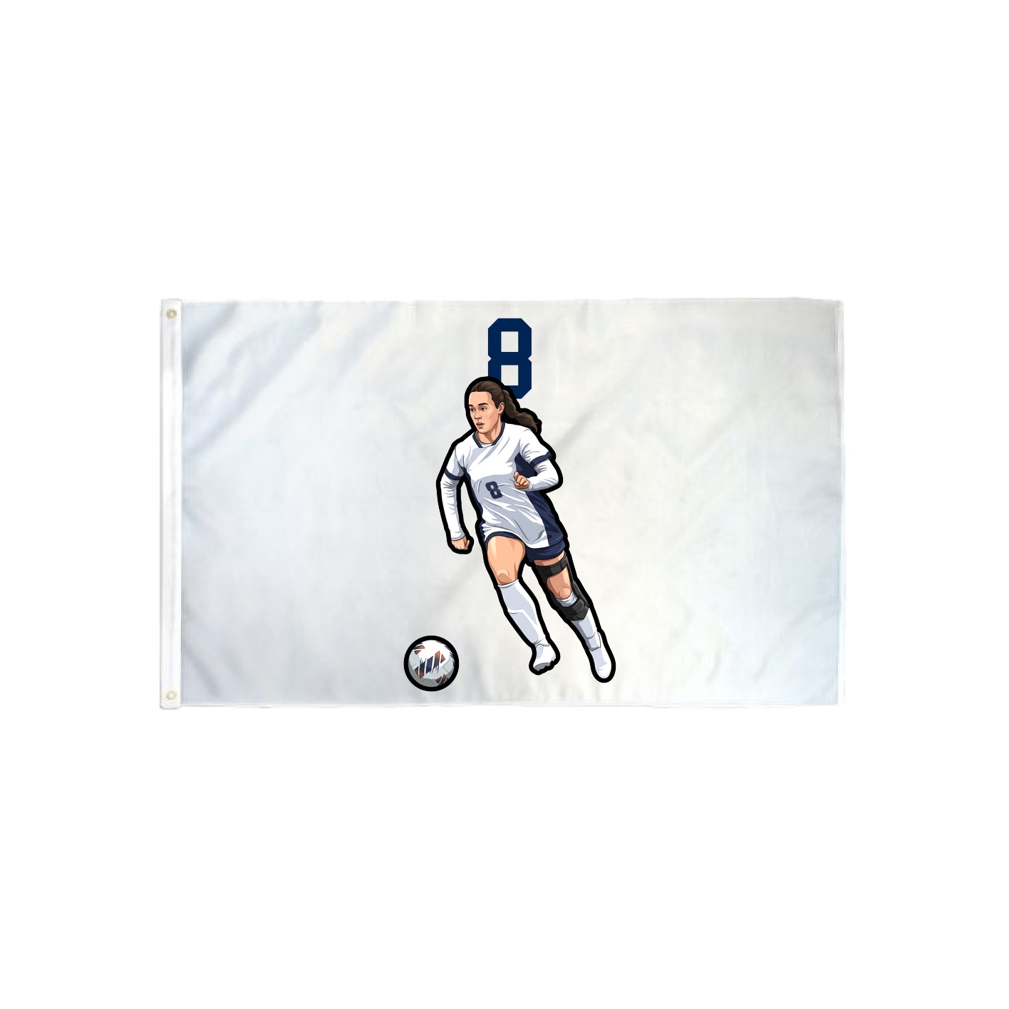 3x5 Flag — Number Top in Classic