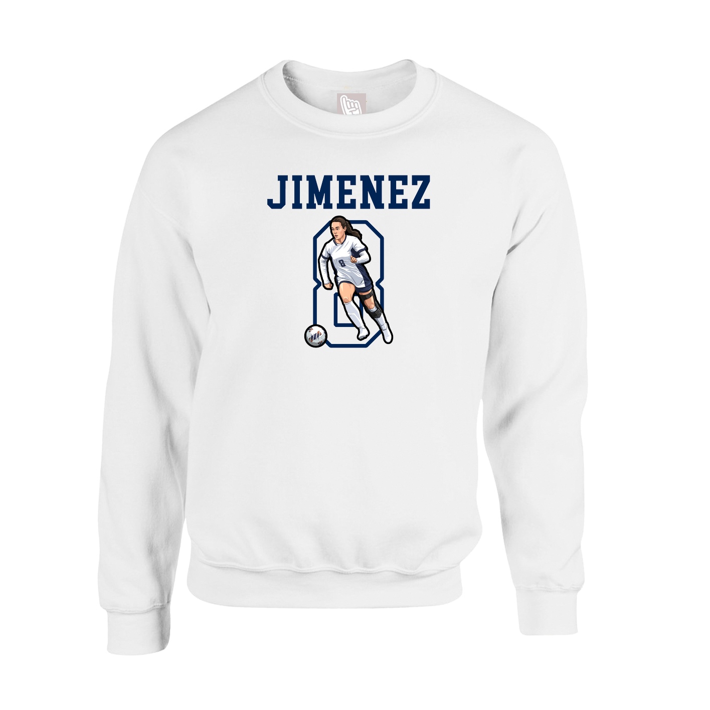 Fleece Crew — Shirsey in White