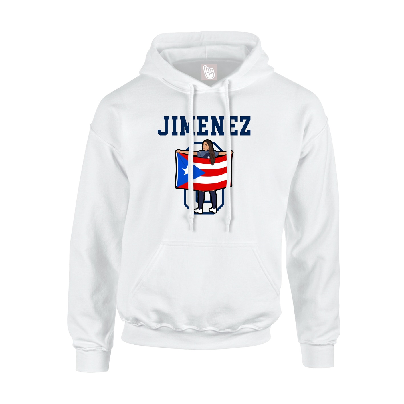 Hoodie — Shirsey in White