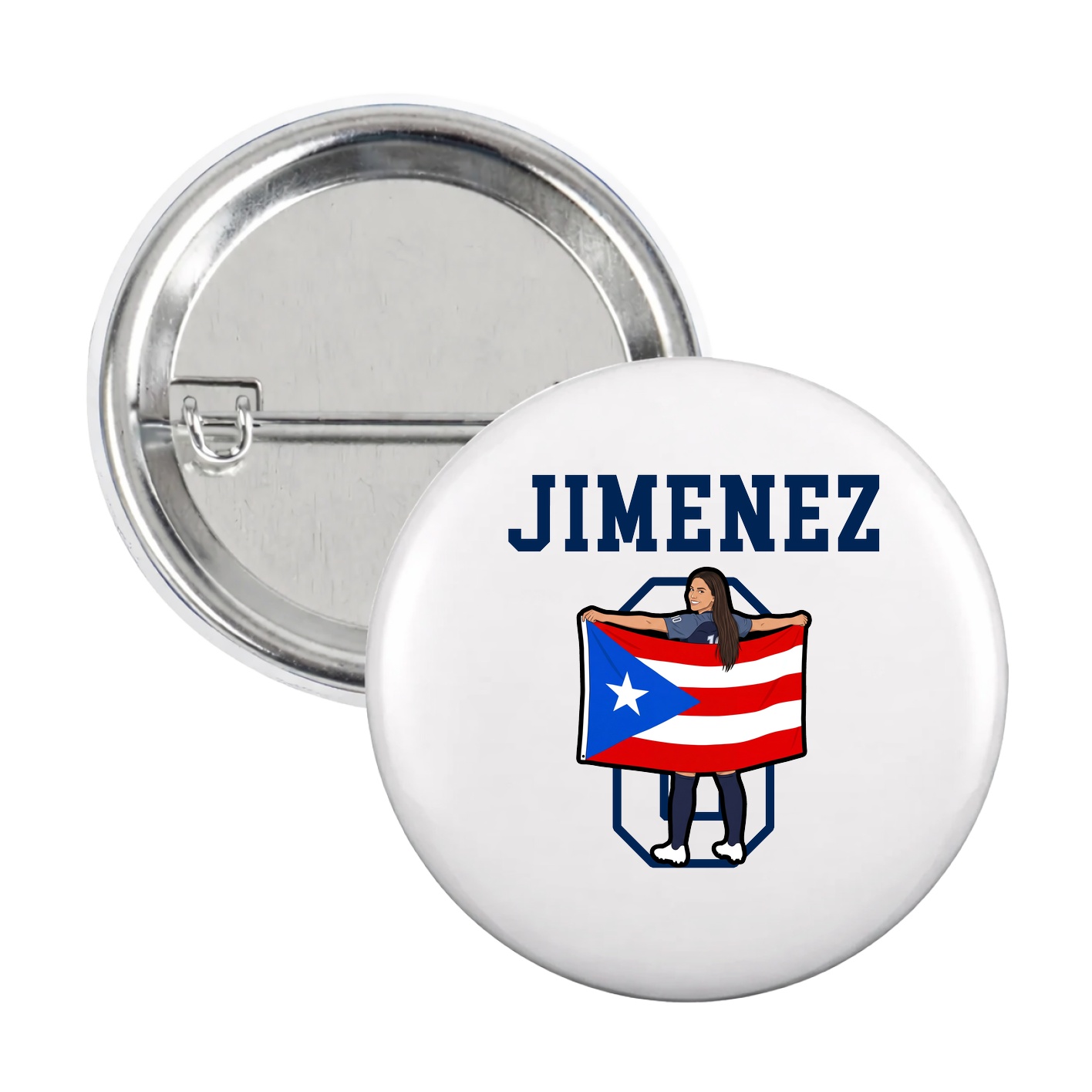 Game Day Button — Shirsey in White