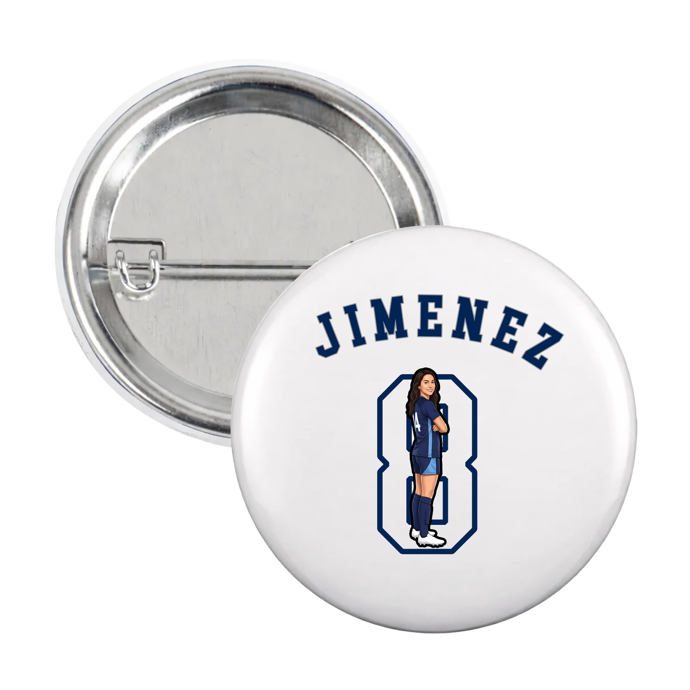 Game Day Button — Shirsey Arch in White